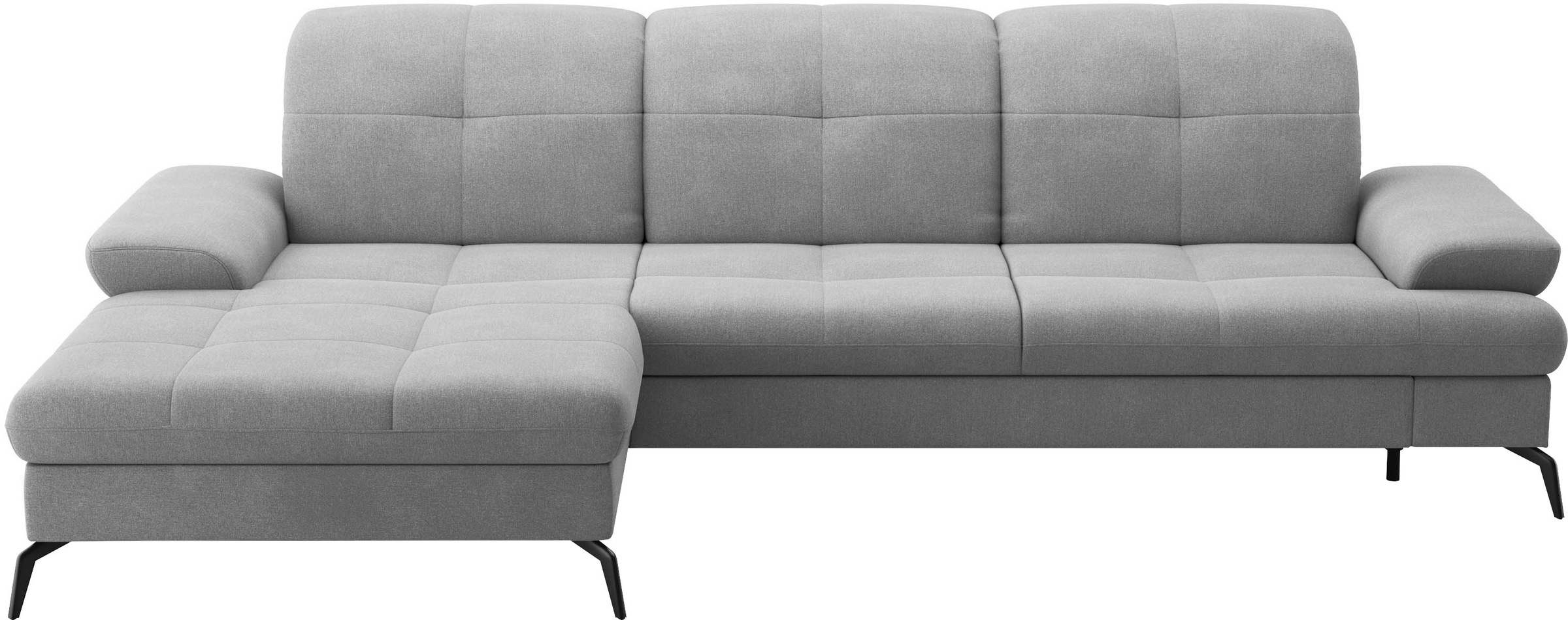 sit&more Ecksofa »Amica, L-Form, inkl. Sitztiefenverstellung & Armteilverstellung«, wahlweise mit Bettfunktion, Bettkasten und Kopfteilverstellung