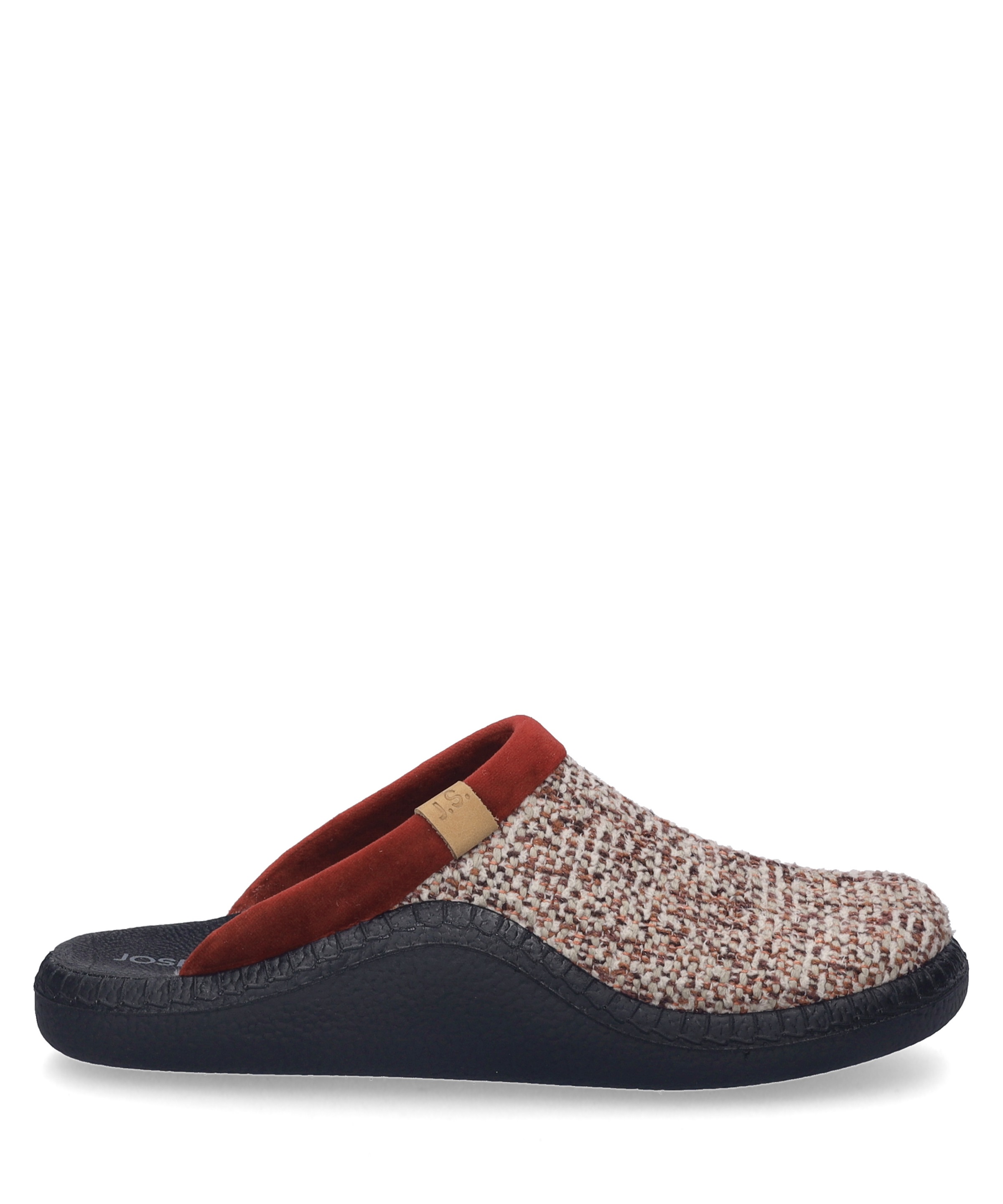 Josef Seibel Hausschuh »Monaco D 01, bordeaux-kombi«