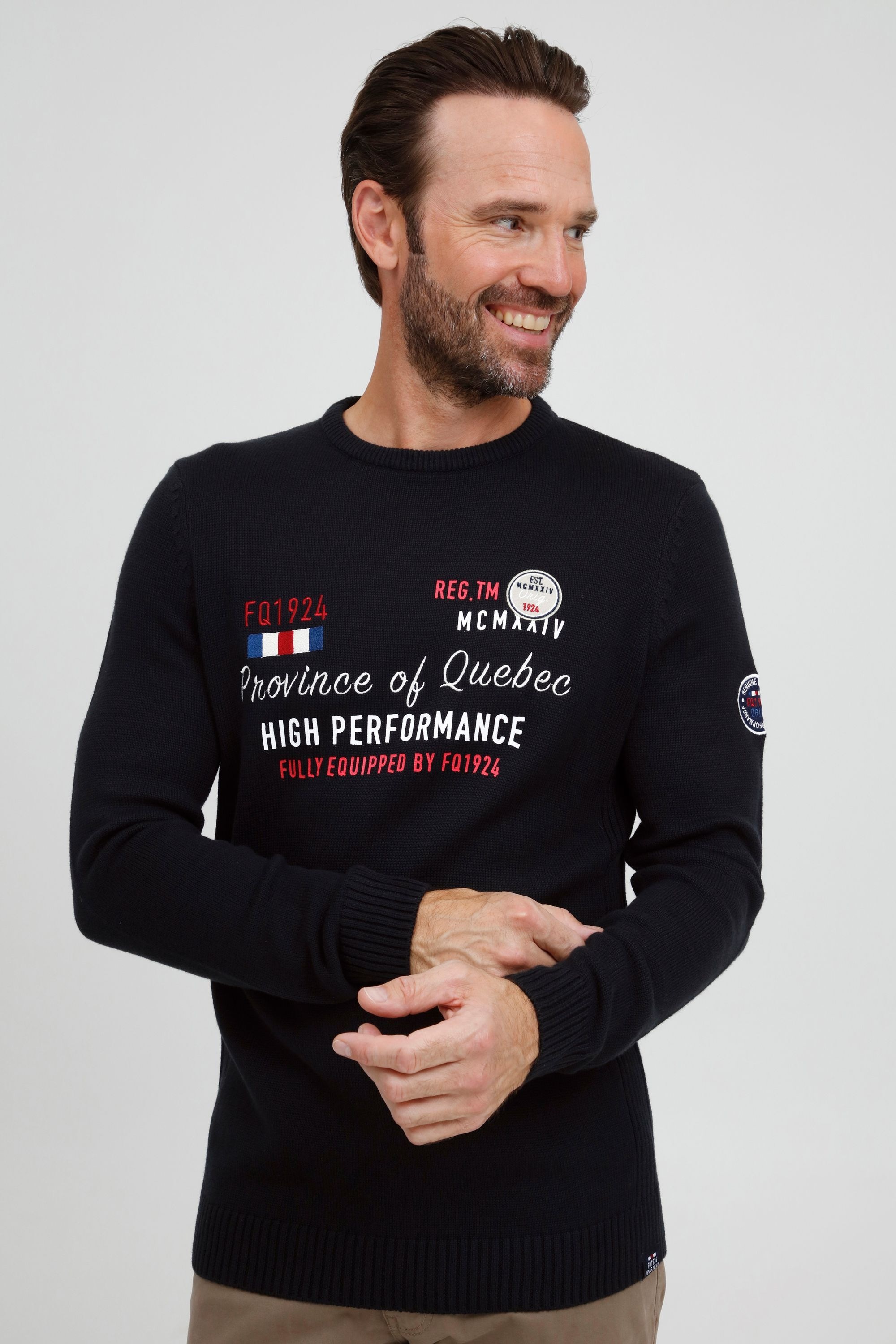 FQ1924 Strickfleece-Pullover »Strickpullover FQErlo«