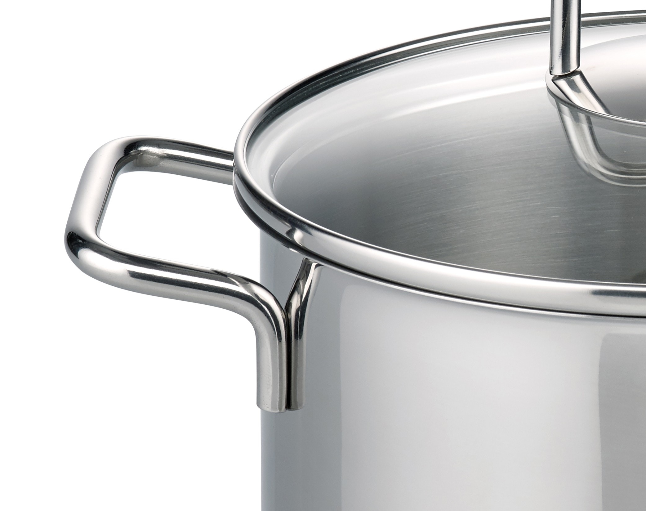 Elo Topf-Set »Citrin« Set, je 1 Fleischtopf Ø 16/20/24 cm, 1x Stielkasserolle Ø 16 cm, 7 Stk. tlg. Edelstahl