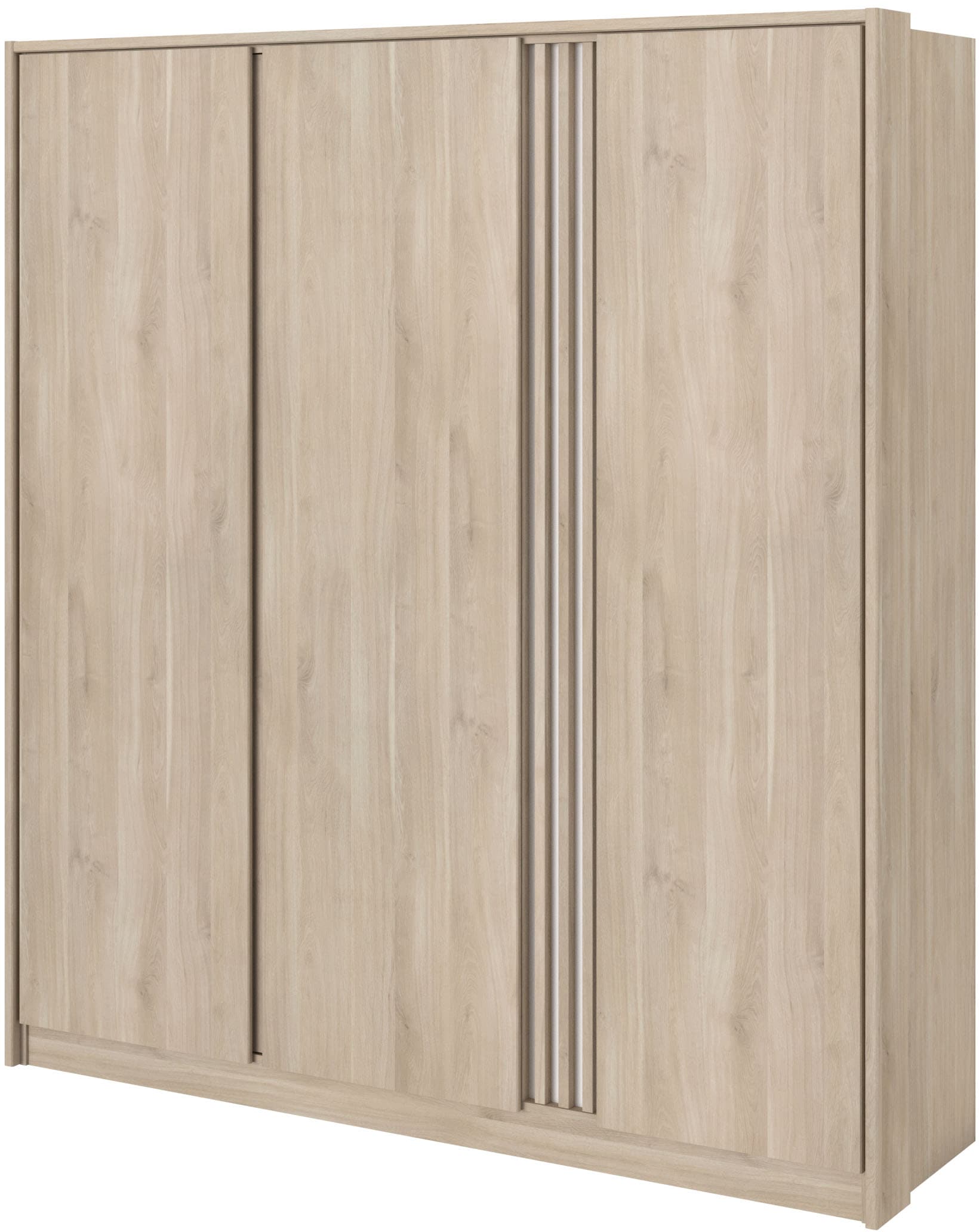 Parisot Kleiderschrank Packung, 1 Stk. tlg. Einsatz am Kleiderschrank drehbar von Eiche Nachbildung auf Weiss