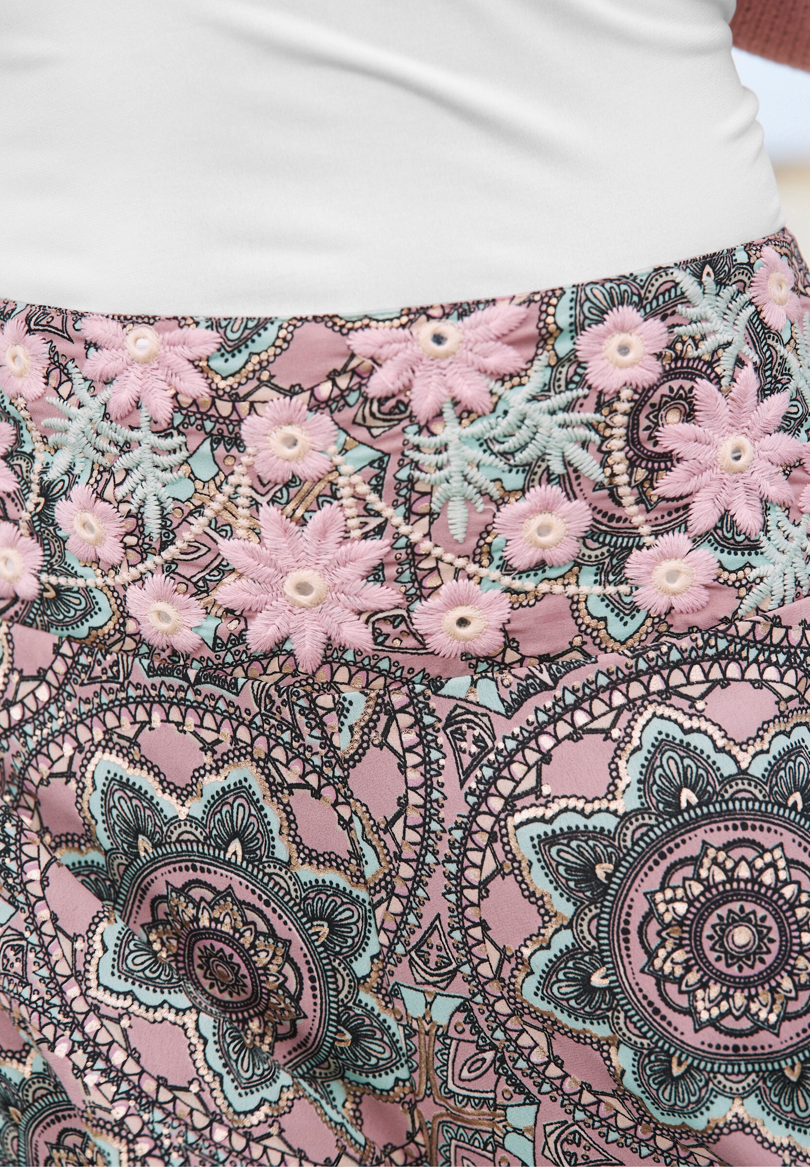 heine Schlupfhose »Hosenrock Hose mit Stickerei«