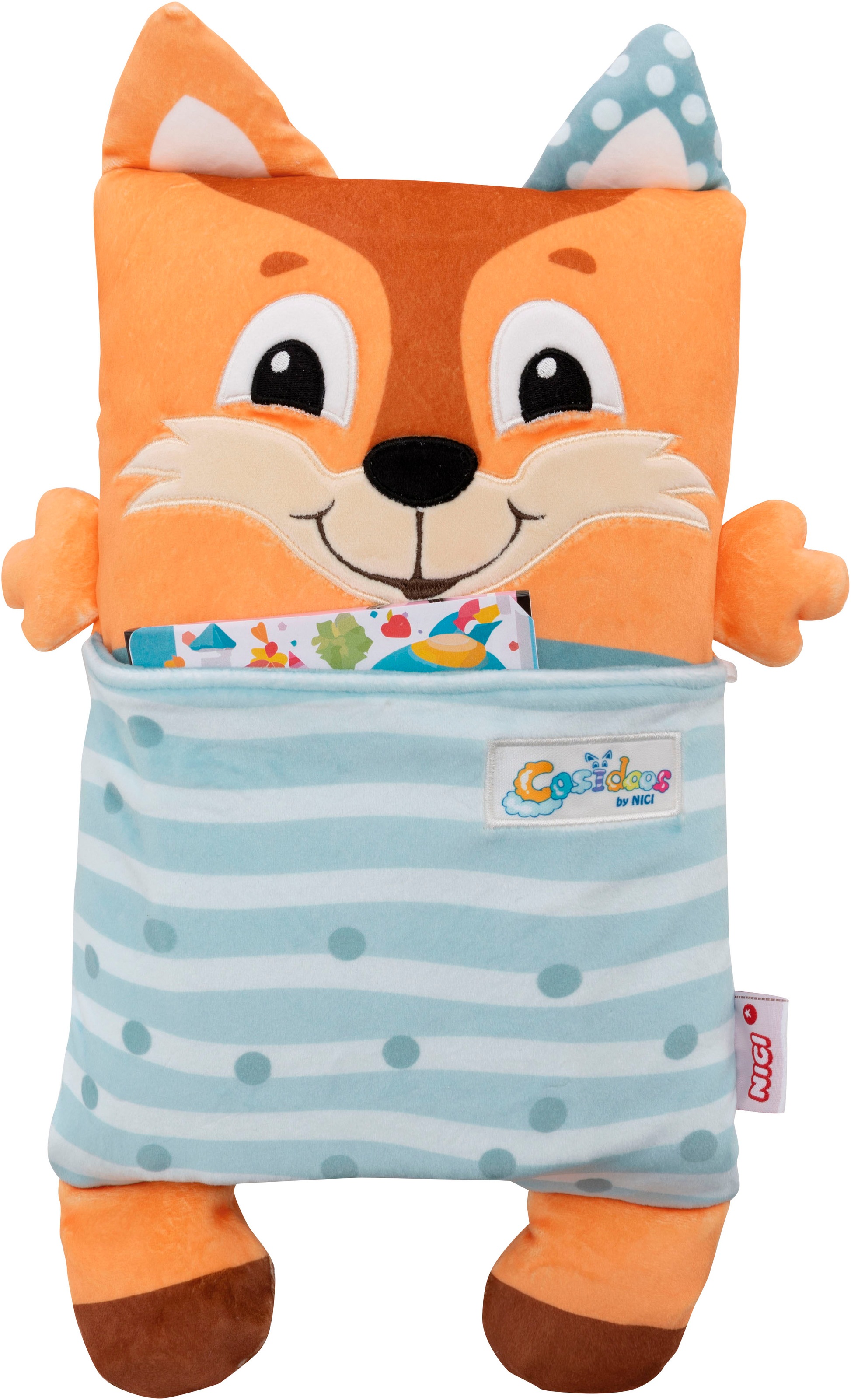 Nici Kuscheltier »Cosidoos, Fuchs mit Wendefunktion 30x20 cm«