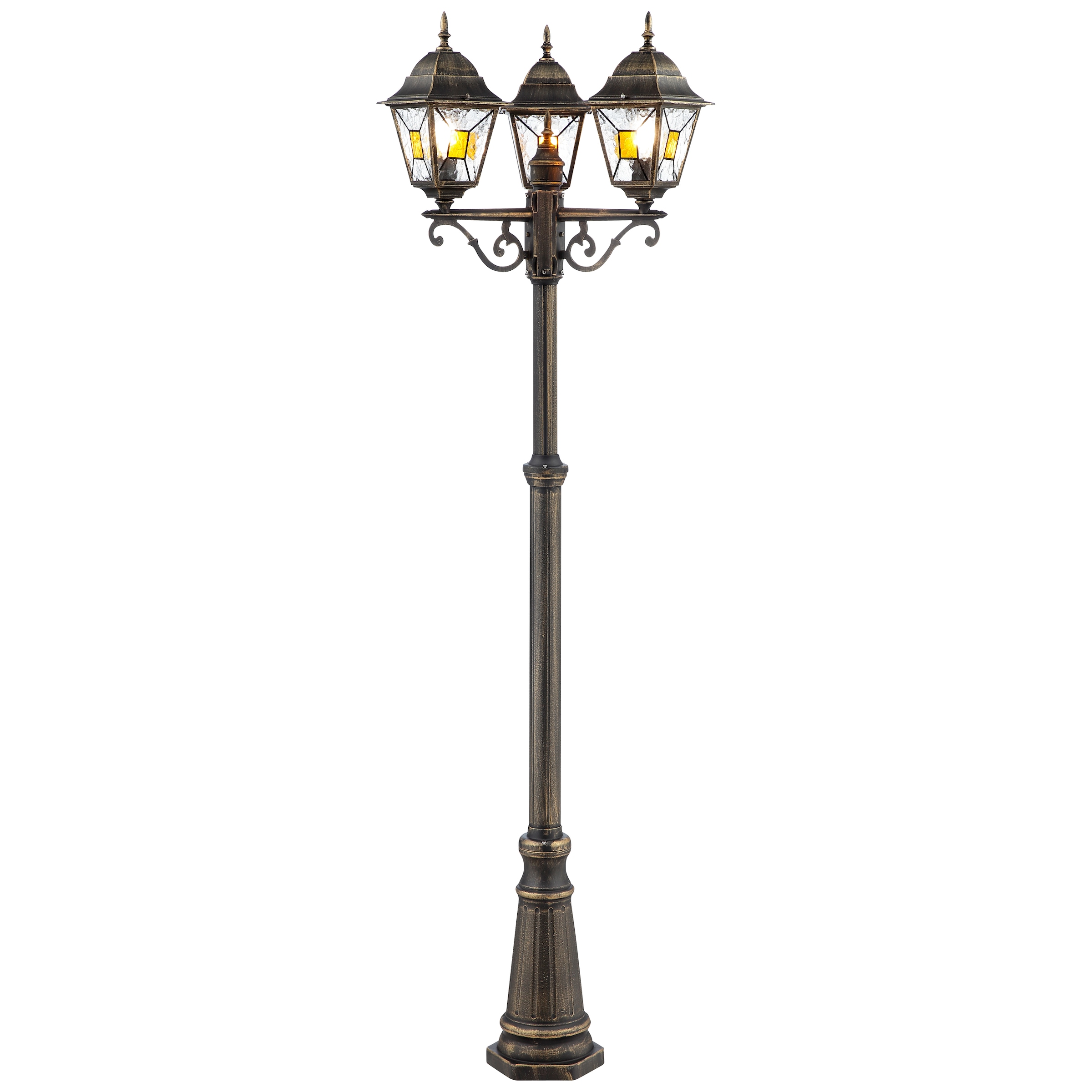 Brilliant Außen-Stehlampe Garantie online 3 3 3 Fassung Außenstandleuchte mit Stehlampe E27 - Jahren - - | »Janel«, flammige kaufen XXL Höhe 220cm flammig-flammig