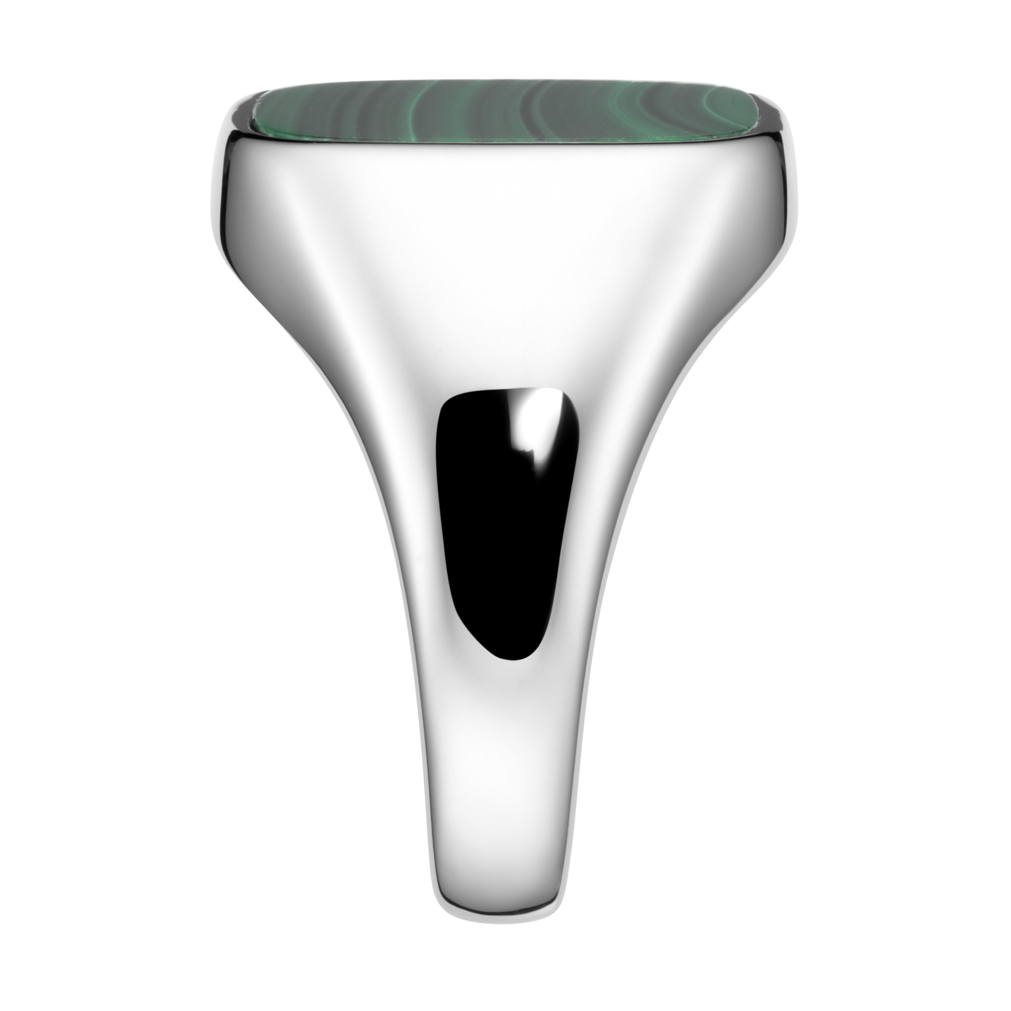 GIORGIO MARTELLO MILANO Silberring »Ring Siegelring mit Malachit, Silber 925«