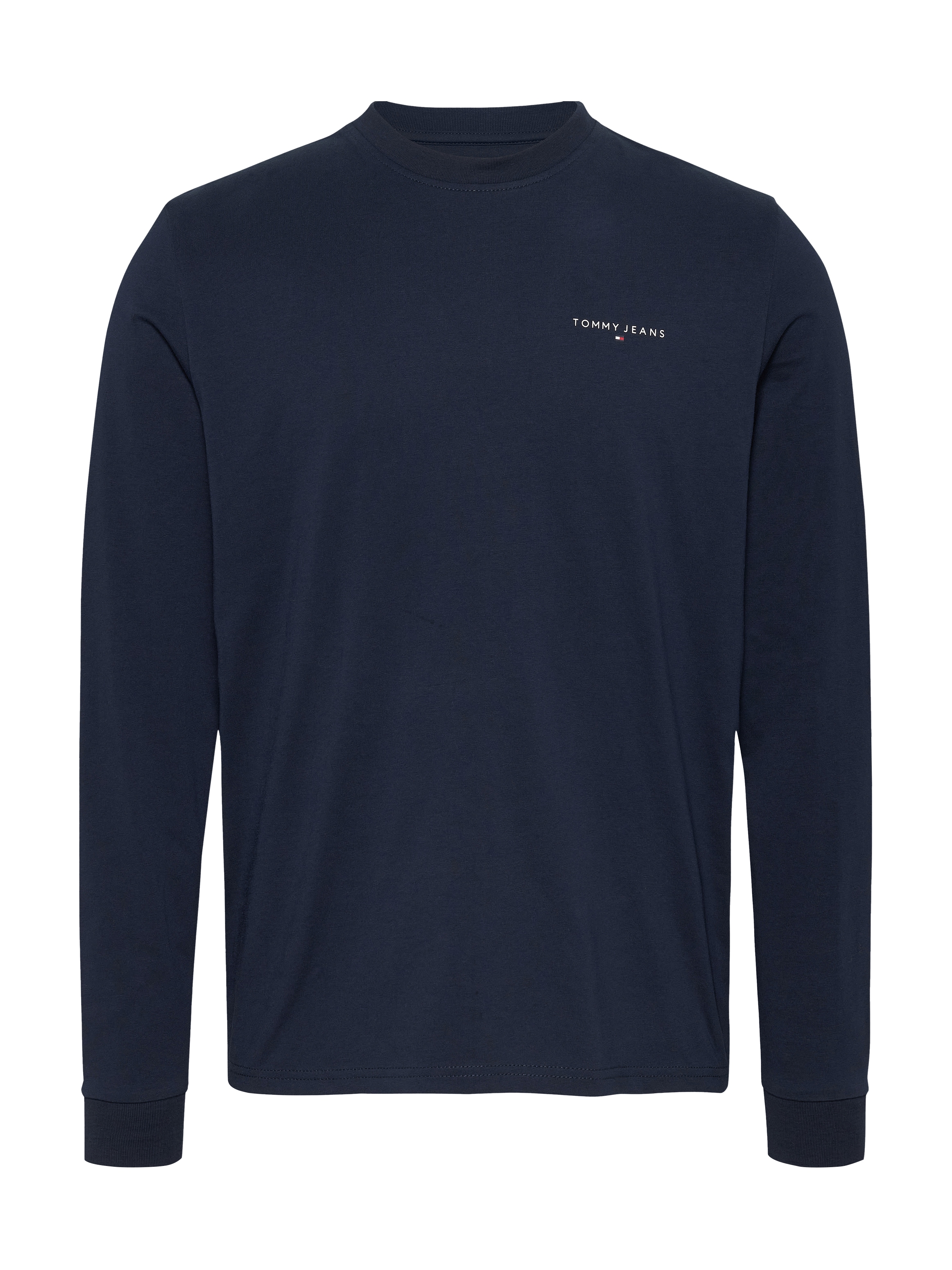 Tommy Jeans Langarmshirt »TJM SLIM LINEAR CHEST LS TEE EXT«, in Unifarbe