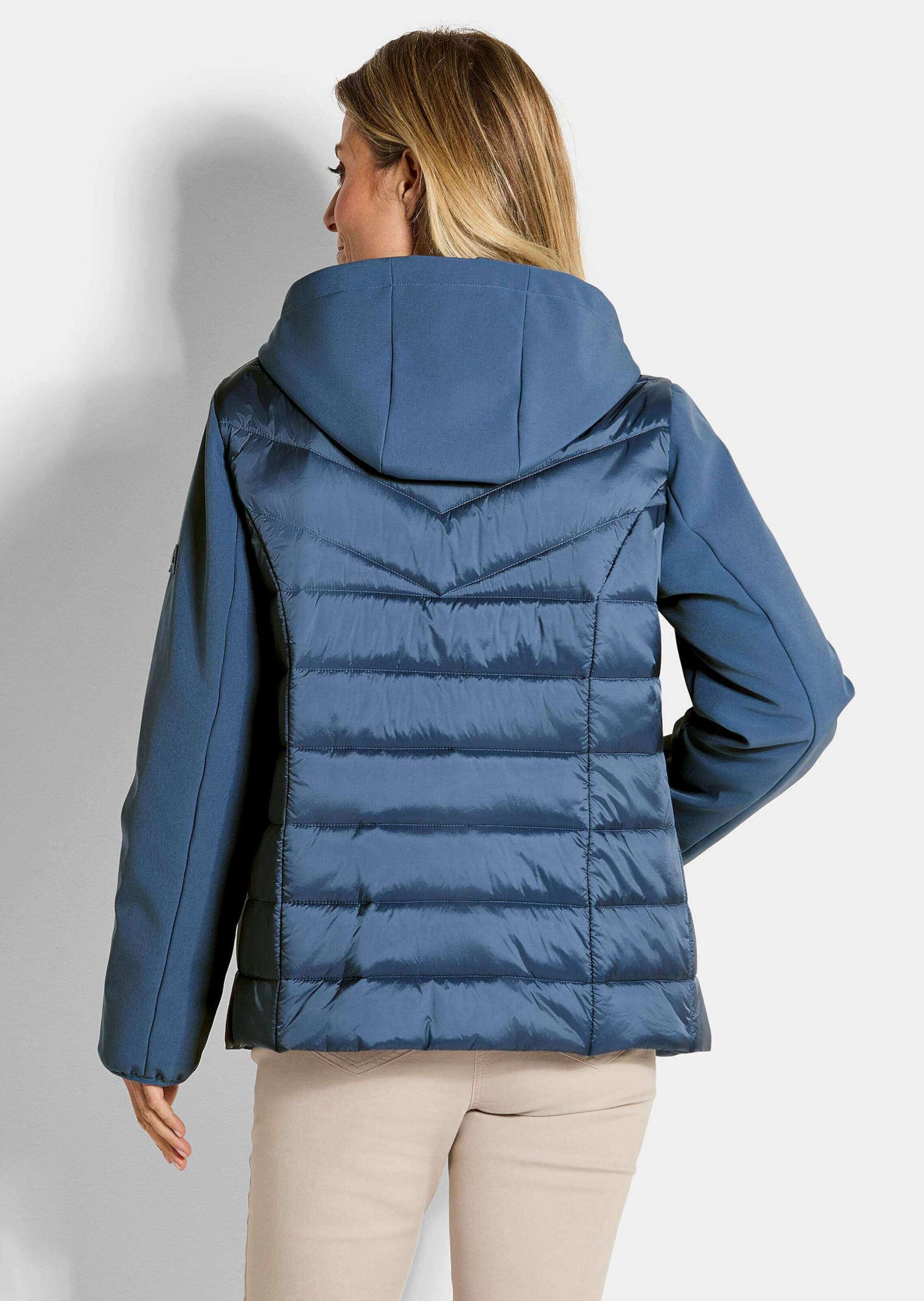 GOLDNER Kurzjacke »Steppjacke mit Ärmeln aus Softshell«