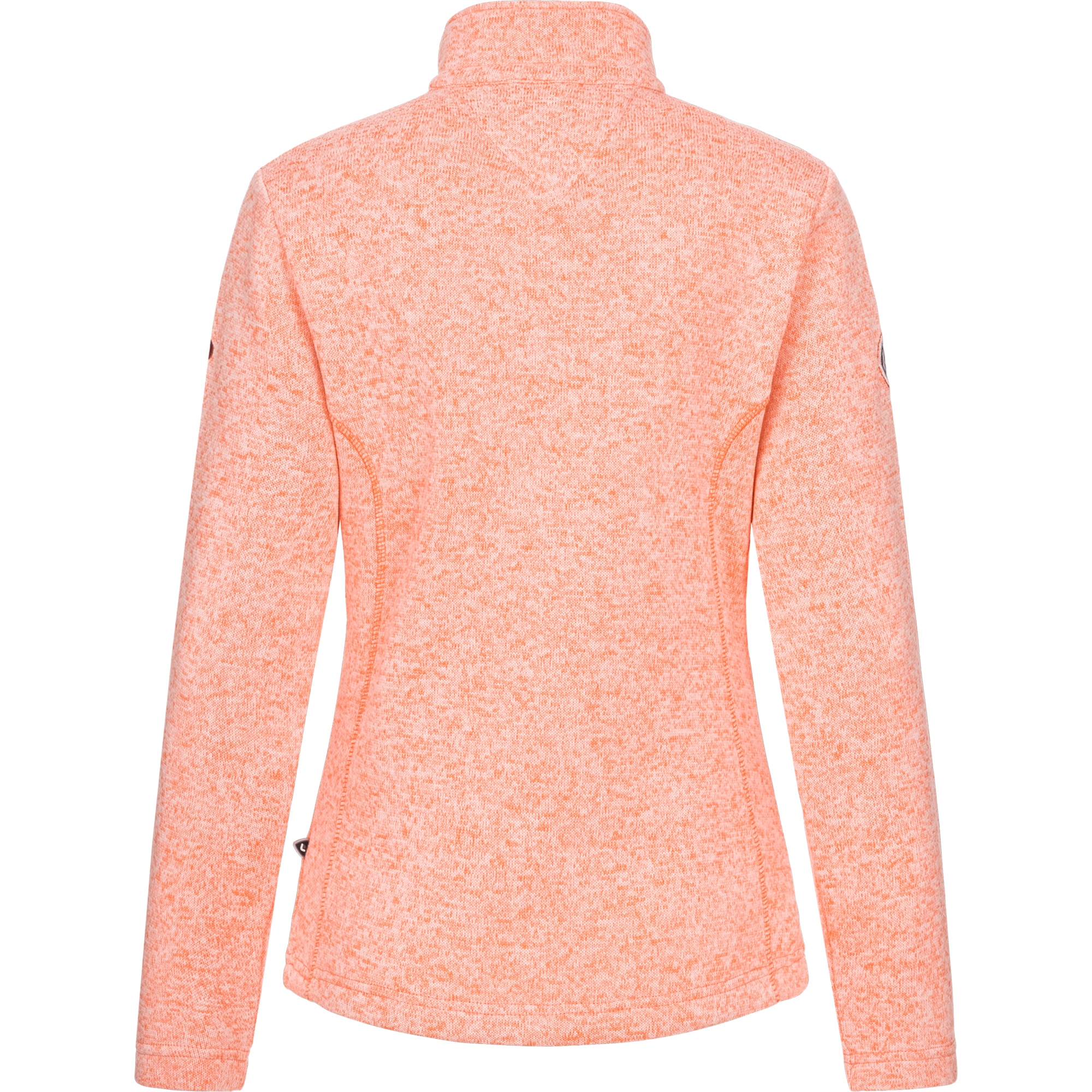 DEPROC Active Strickfleecejacke »LUVERNE WOMEN«, Kontrastreissverschluss