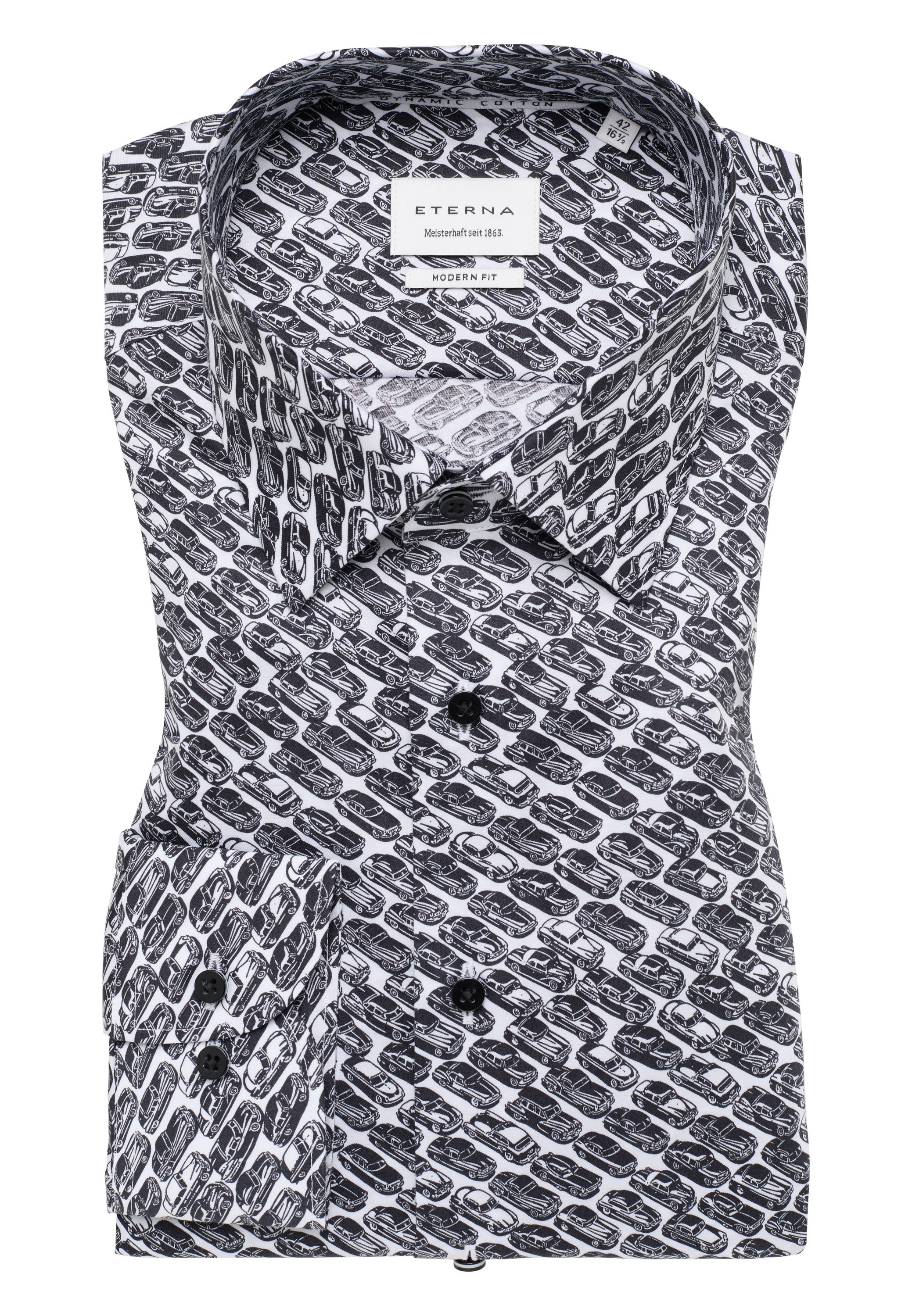 Eterna Langarmhemd »MODERN FIT« NON IRON (bügelfrei)