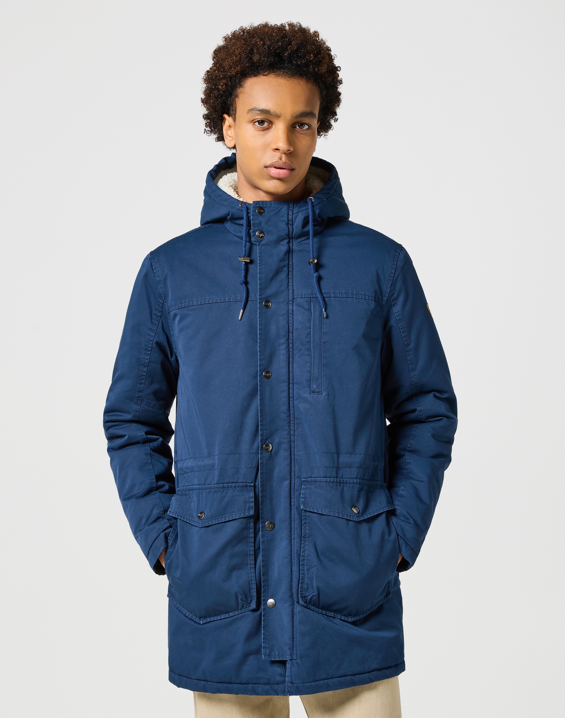 Parka »HEAVY PUFFER JACKET«, mit Kapuze, mit Kordelzug