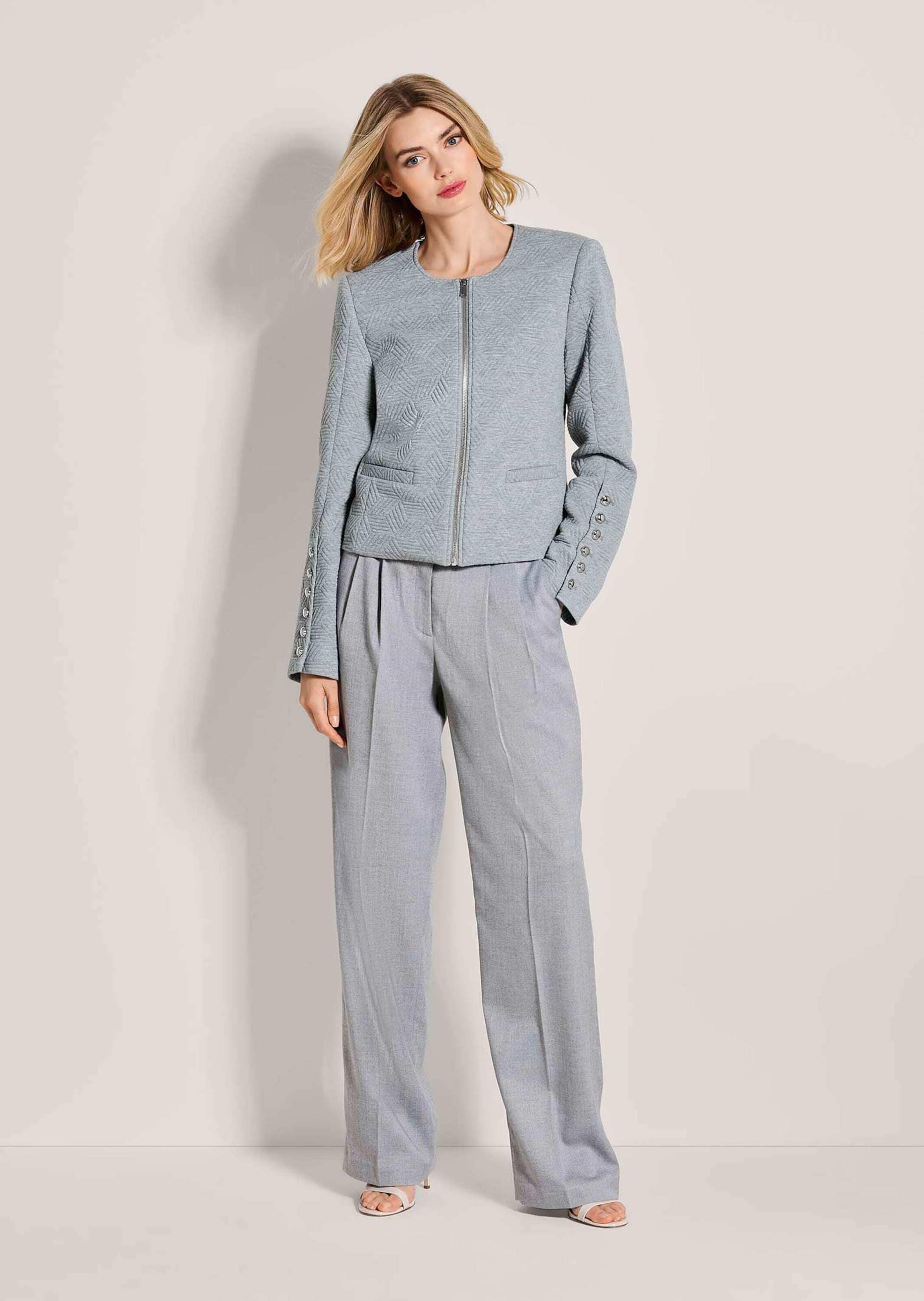 MADELEINE Jackenblazer »Blazer Jerseyblazer mit grafischem Muster« Markante Struktur