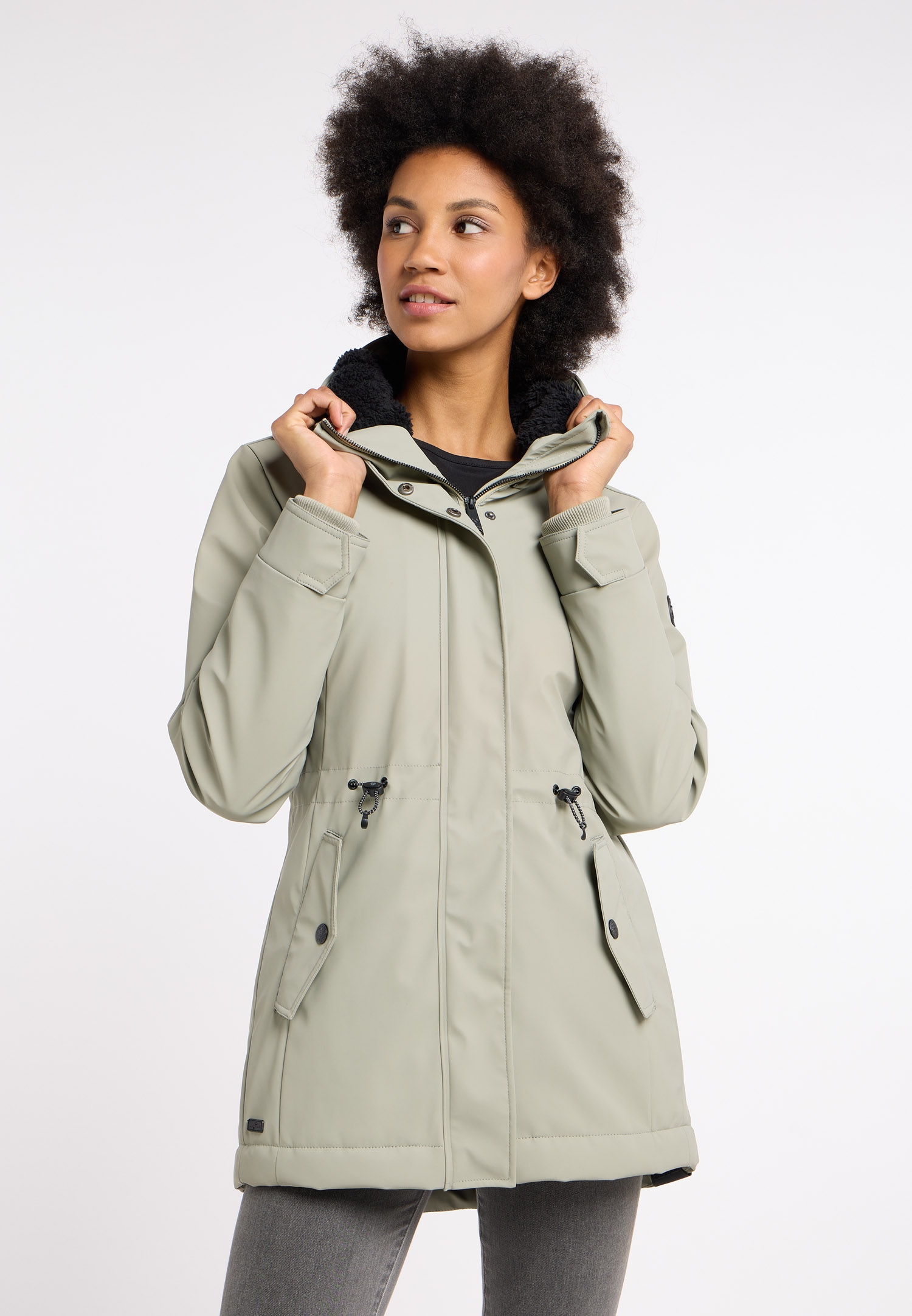 Outdoorjacke »MONADIS RAINY WARM«, mit Kapuze, wasserabweisender Parka, mit wärmenden...