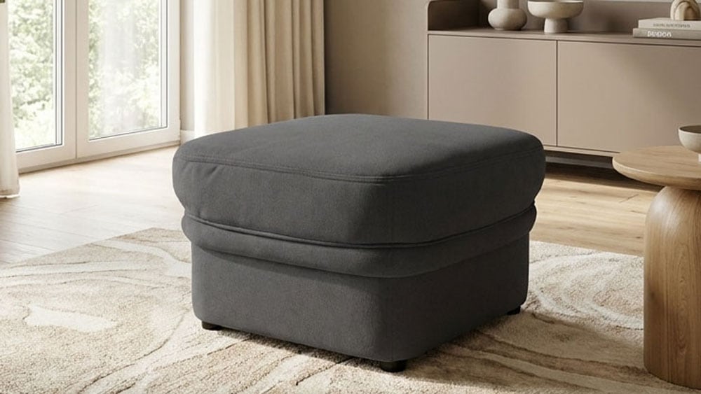 OTTO home Hocker »Nyborrg 60 cm, formschönes Design für ein modernes Zuhause« Polsterhocker passend zum Sofa, Breite 60 cm, individuell kombinieren