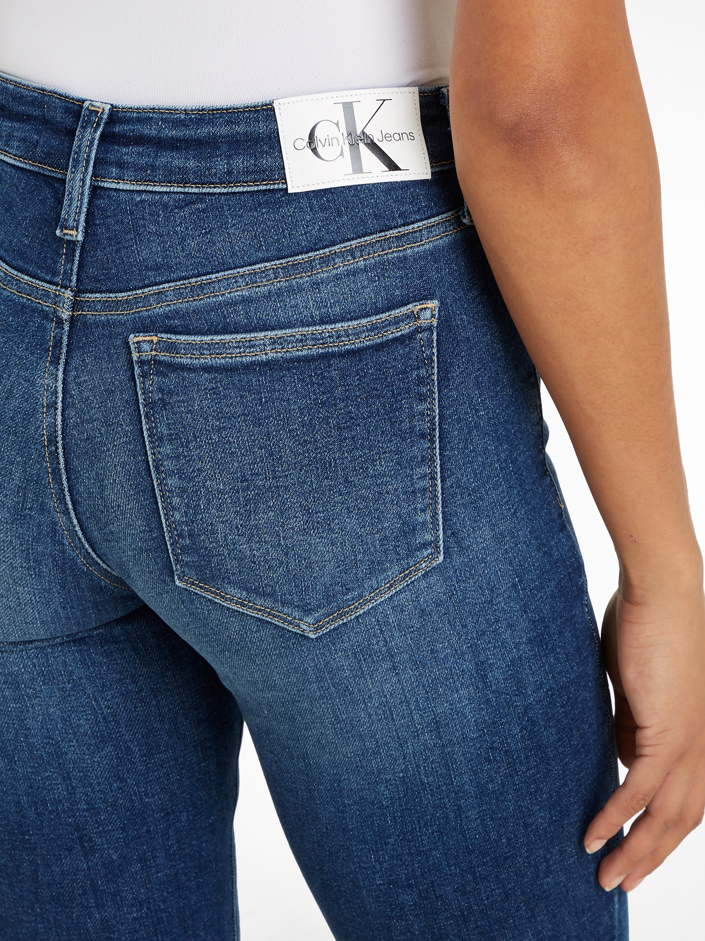 Calvin Klein Jeans Skinny-fit-Jeans »MID RISE SKINNY«, in klassischer 5-Pocket-Form