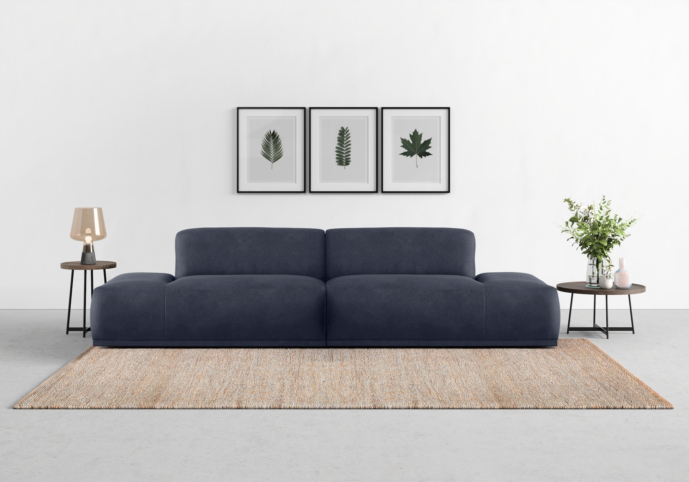 TRENDMANUFAKTUR Big-Sofa »Braga, toller Sitzkomfort, Designsofa«, in moderner Optik,...