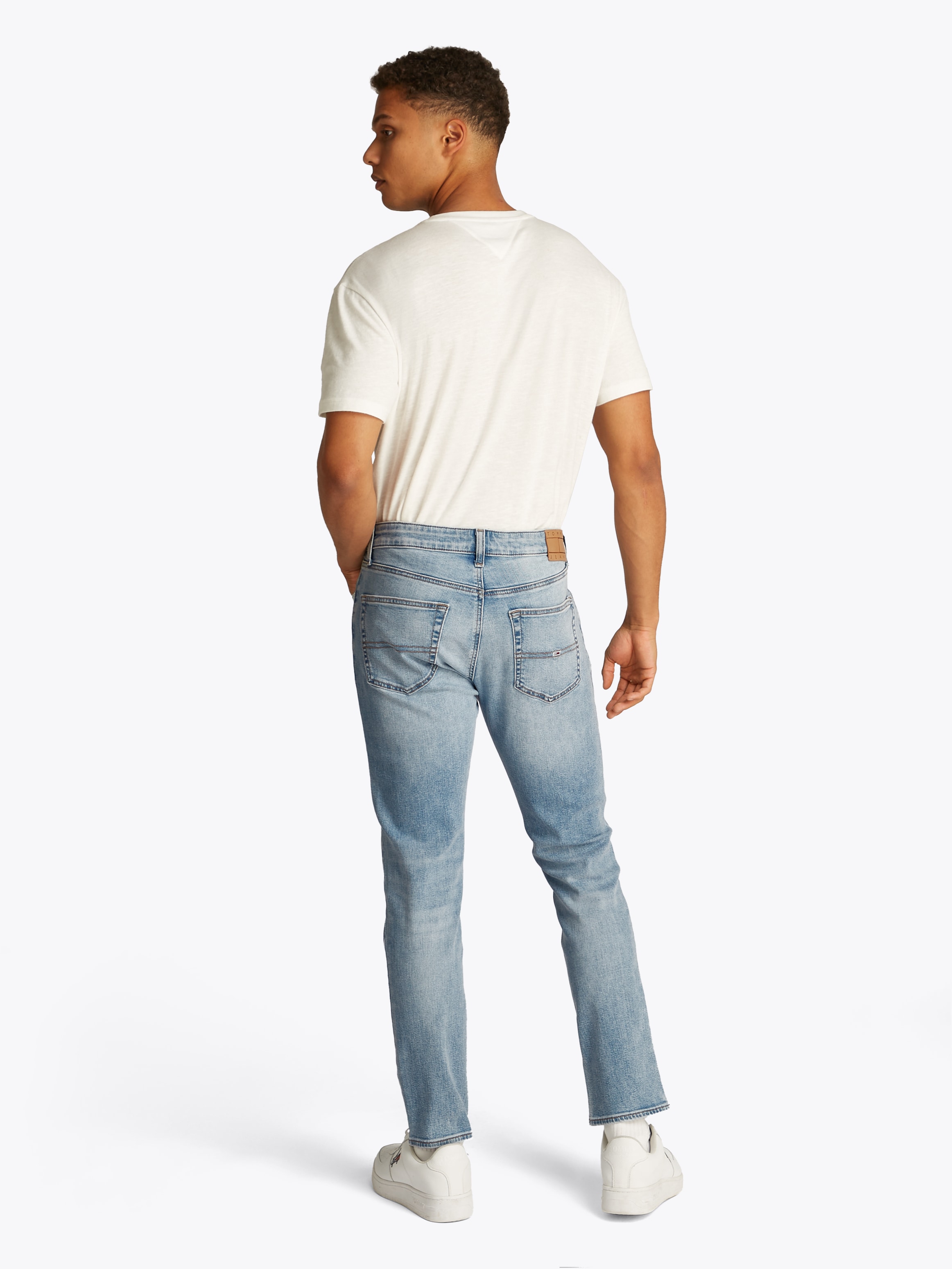 Tommy Jeans Slim-fit-Jeans »Austin Slim Tapered«, Mit Gürtelschlaufen