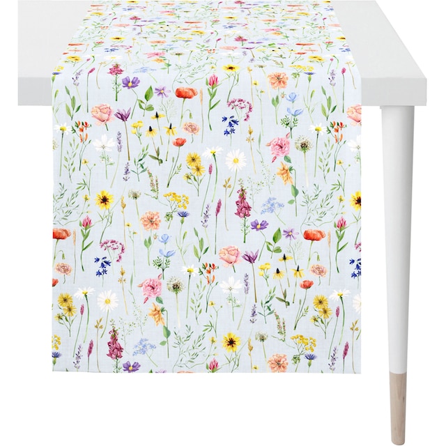 APELT Tischläufer »6815 SPRINGTIME, Frühjahrsdeko, Frühling«, (1 St.),  Digitaldruck, mit Frühjahrsblüten, wie auf einer Streublumenwiese online  kaufen | UNIVERSAL