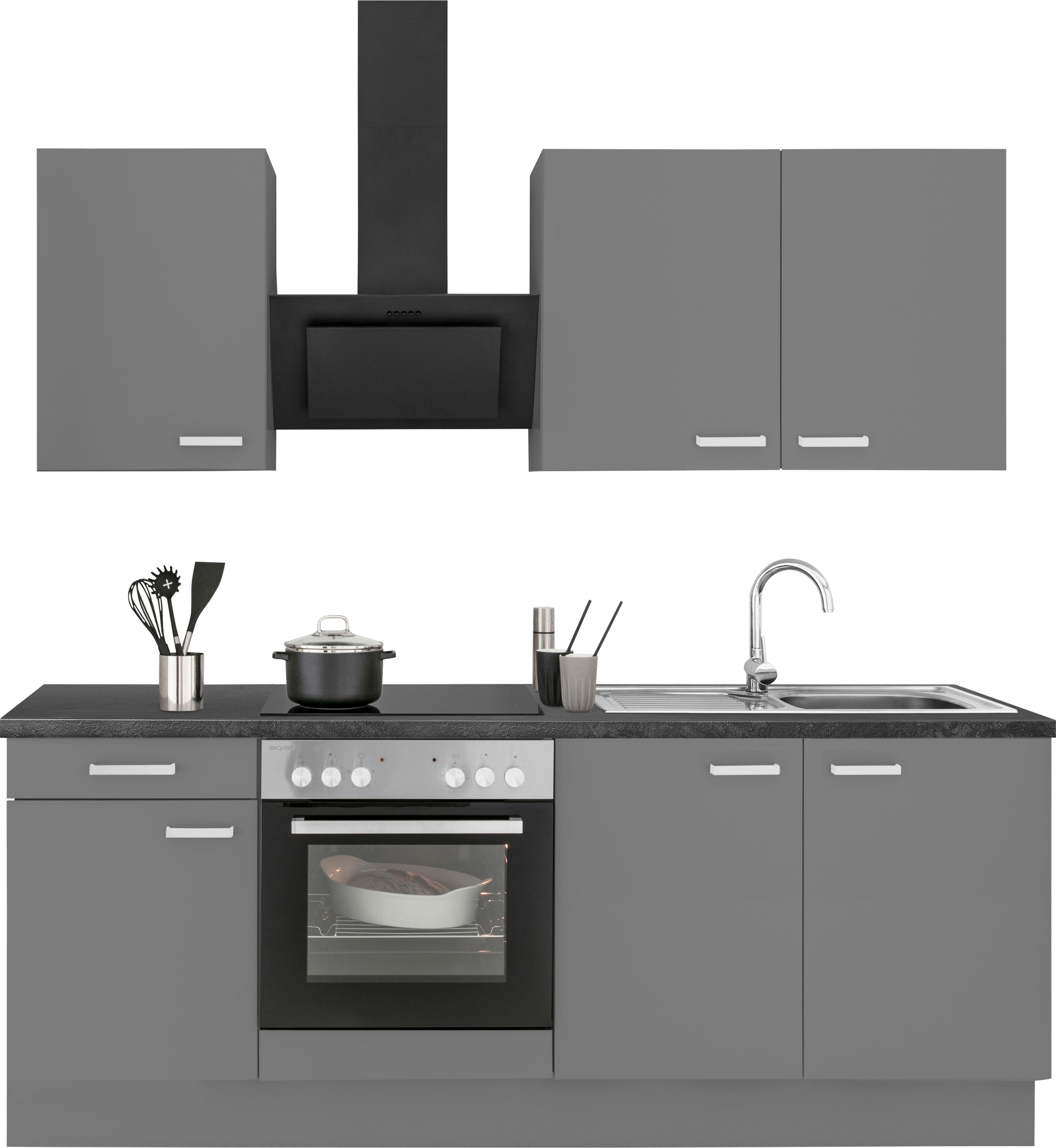 OPTIFIT Küchenzeile "Parma" ohne E-Geräte, Breite 210 cm