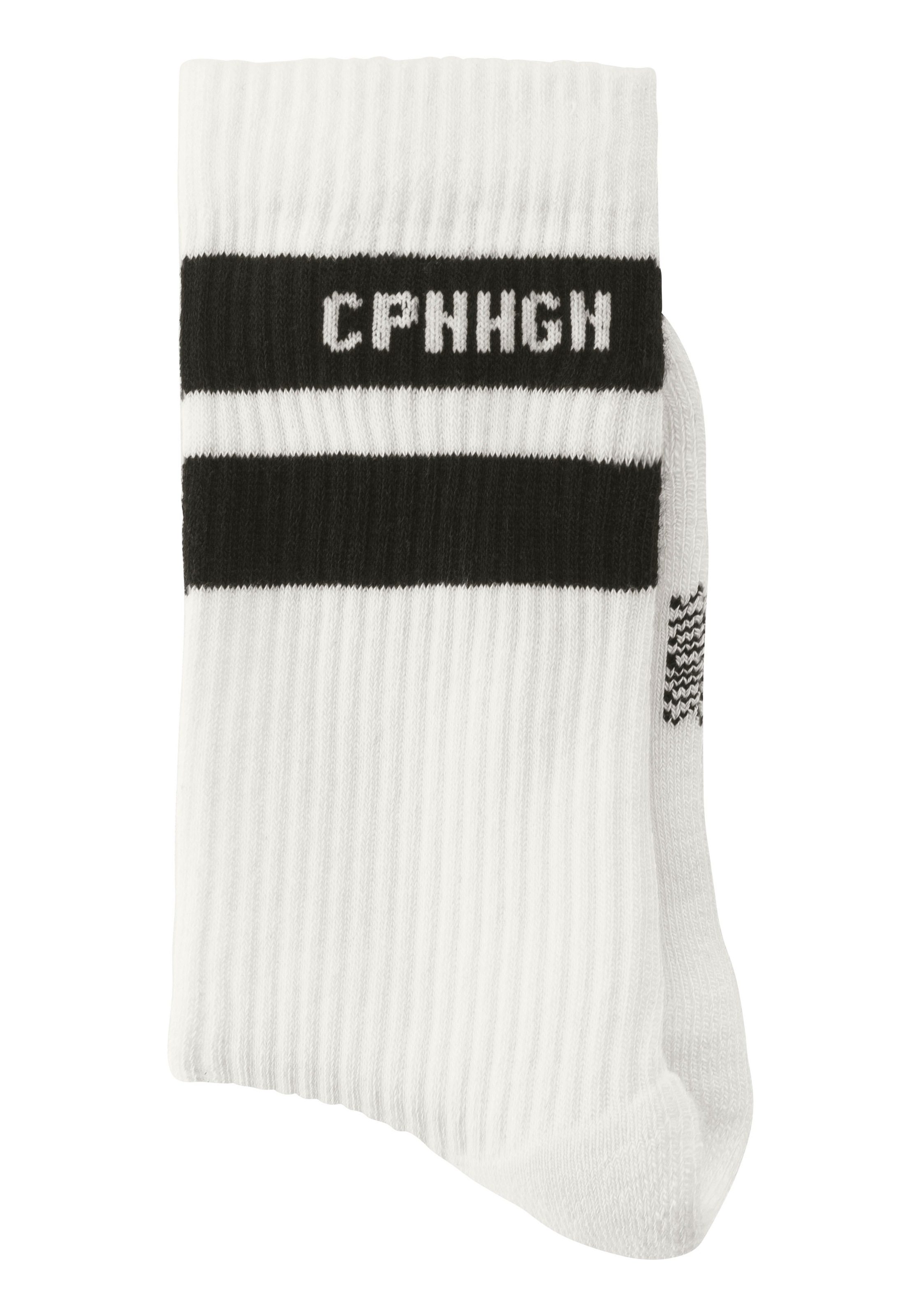 Copenhagen Studios Tennissocken, (Packung, 3 Paar), mit Streifendesign und Vollfrottee
