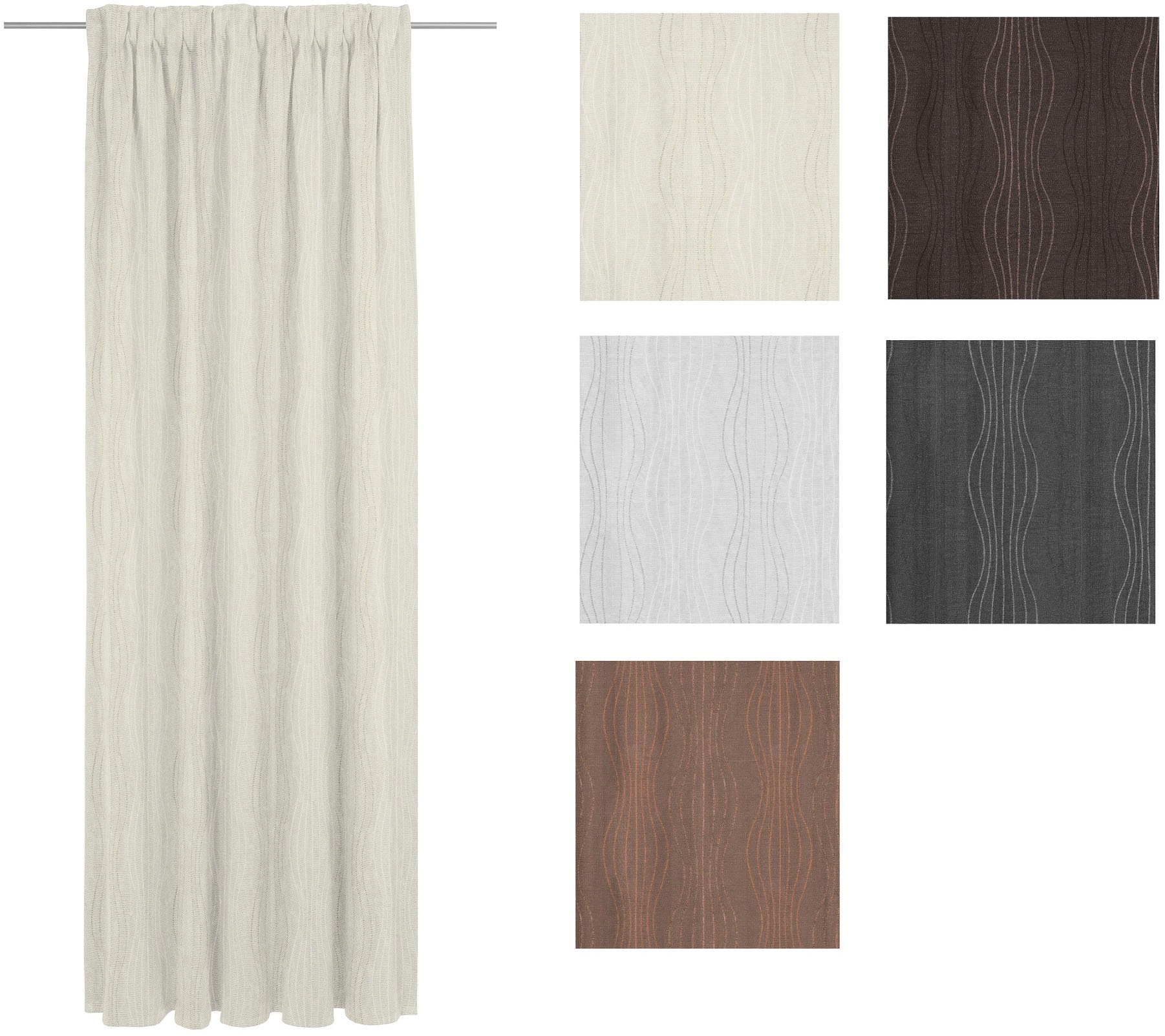 Wirth Vorhang »Riccia« Multifunktionsband 1 Stk. tlg.