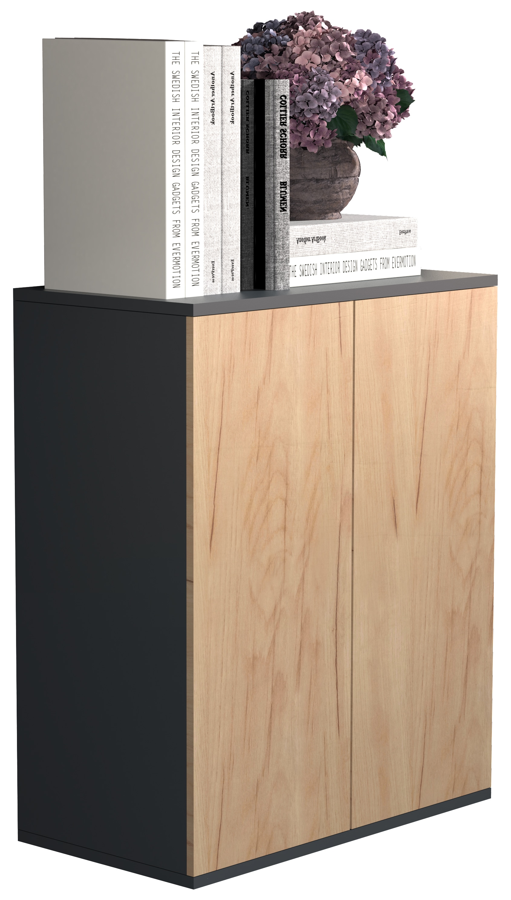 VCM Kommode »Holz Kommode Sideboard Anrichte Dalosa 2 Drehtüren« 1 Stk. tlg.