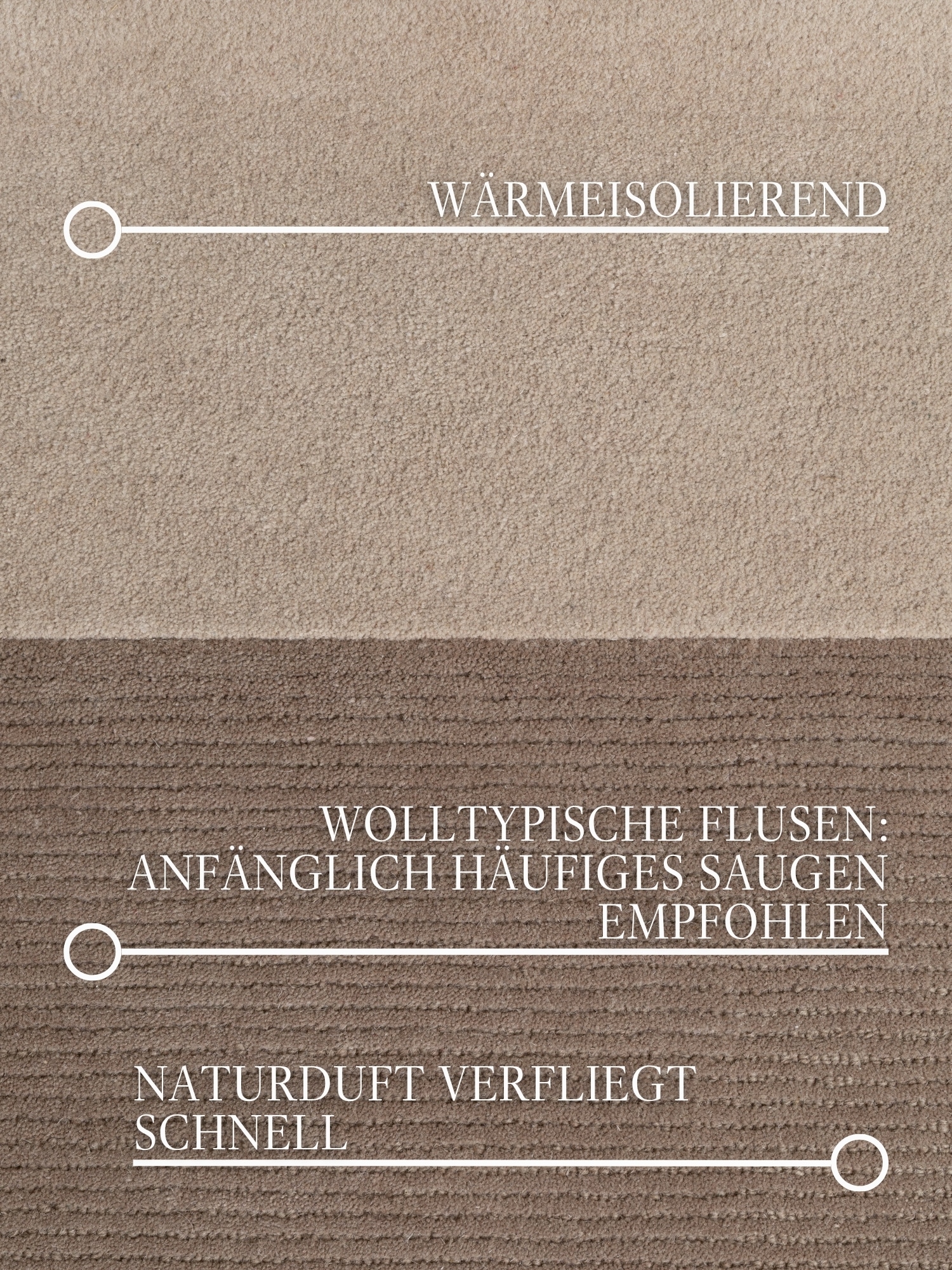 Villeroy & Boch Wollteppich »Hugo« rechteckig 16 mm Höhe Wolle, Viskose, Natur, Handgemacht, Landhaus, Wohnzimmer, Schlafzimmer