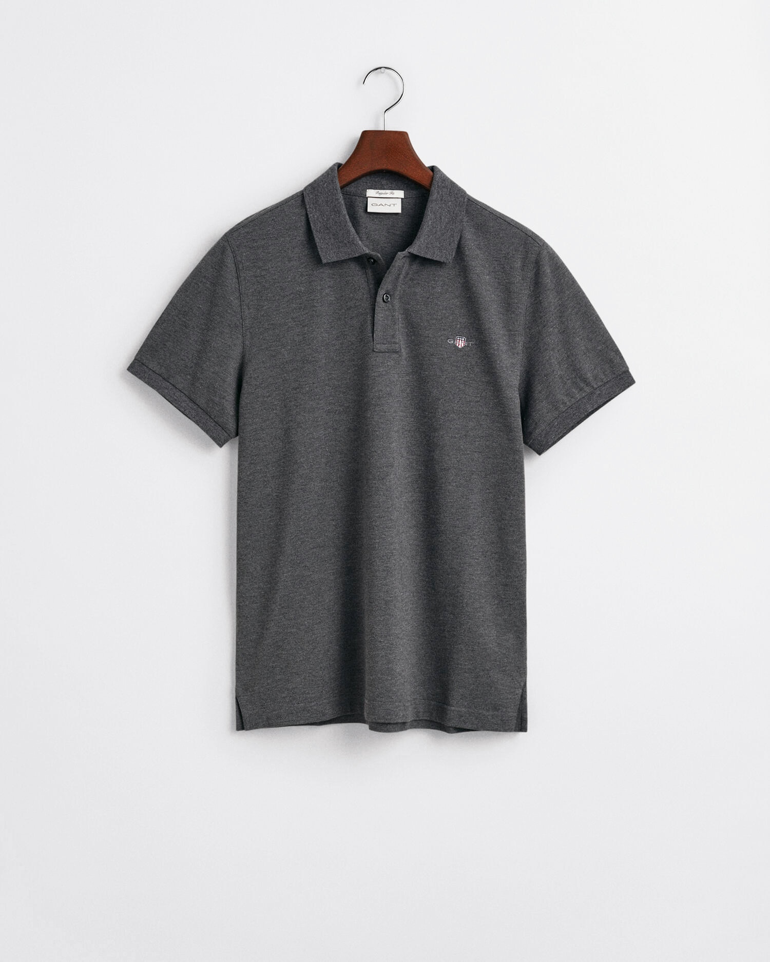 Gant Poloshirt »REG SHIELD SS PIQUE POLO«, mit Logo und Flachstrickkragen 100% Baumwolle Pique