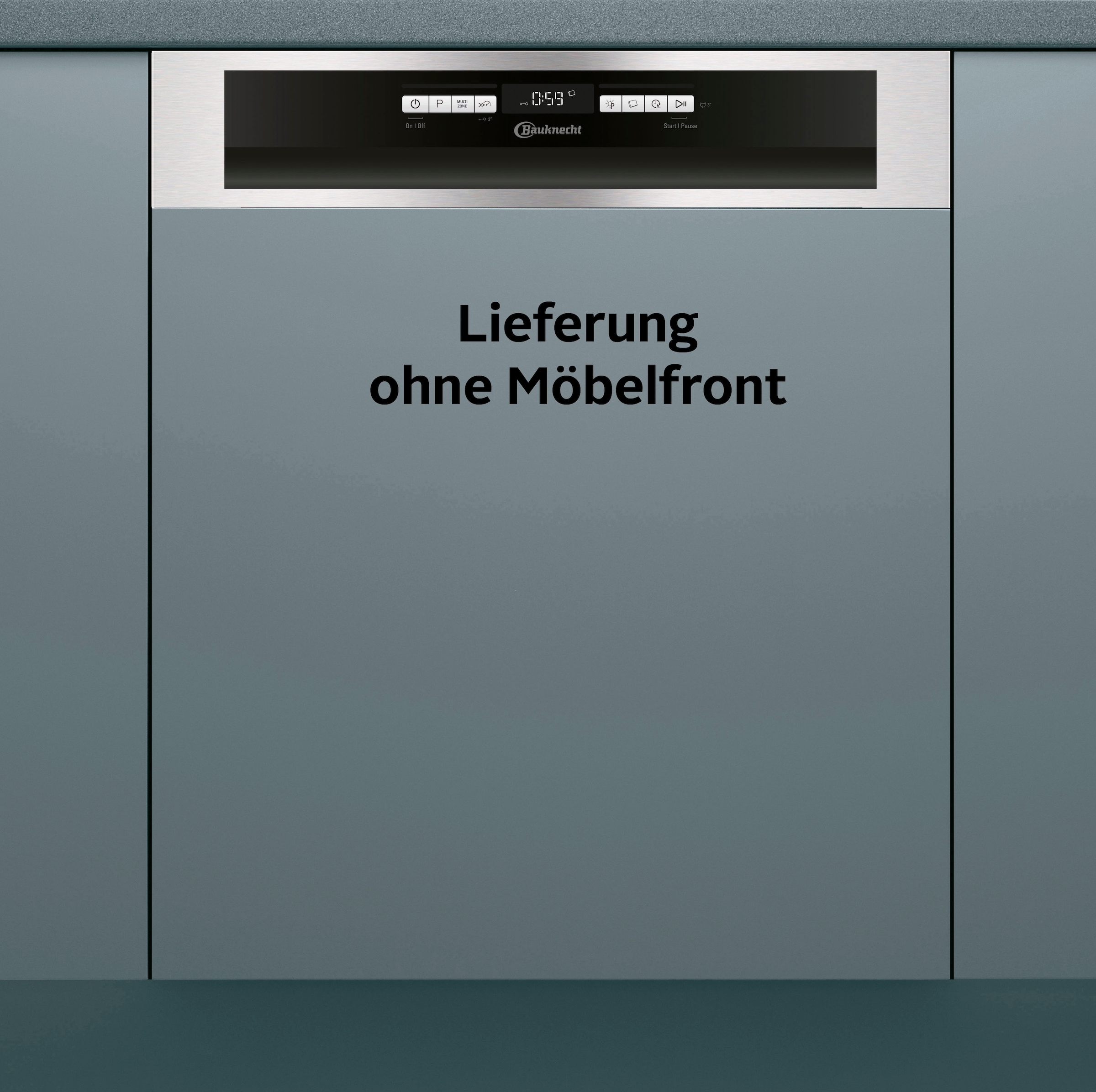 BAUKNECHT teilintegrierbarer Geschirrspüler »OBBO POWERCLEAN 6330«, 14 Maßgedecke