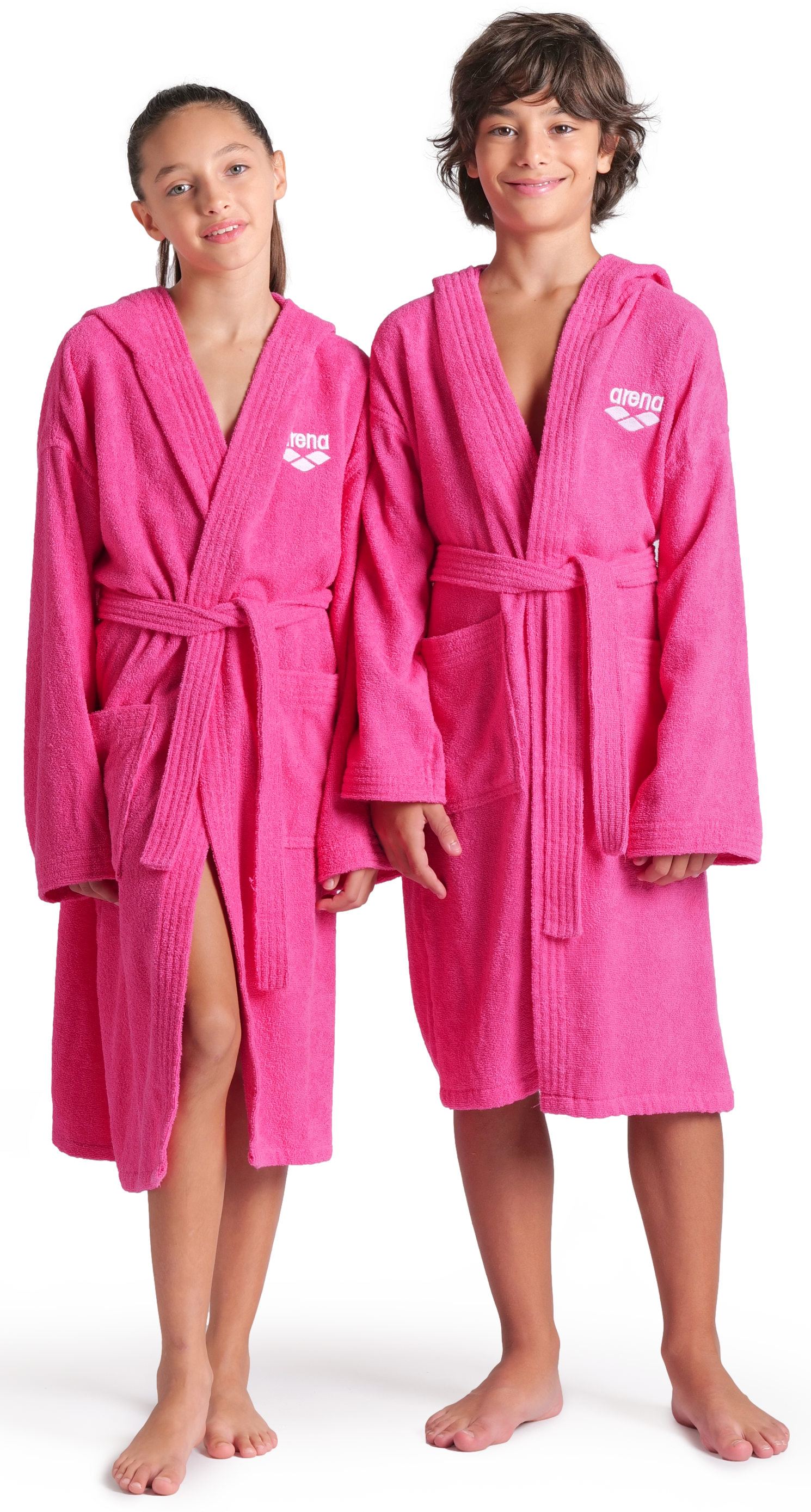 Arena, Unisex, Bademantel »arena Kinder Junior Zeppelin Bademantel« 1 Stk. Bademantel, Kinder, Mädchen, Jungen, Schwimmbad, weich, gemütlich, SHOCKING