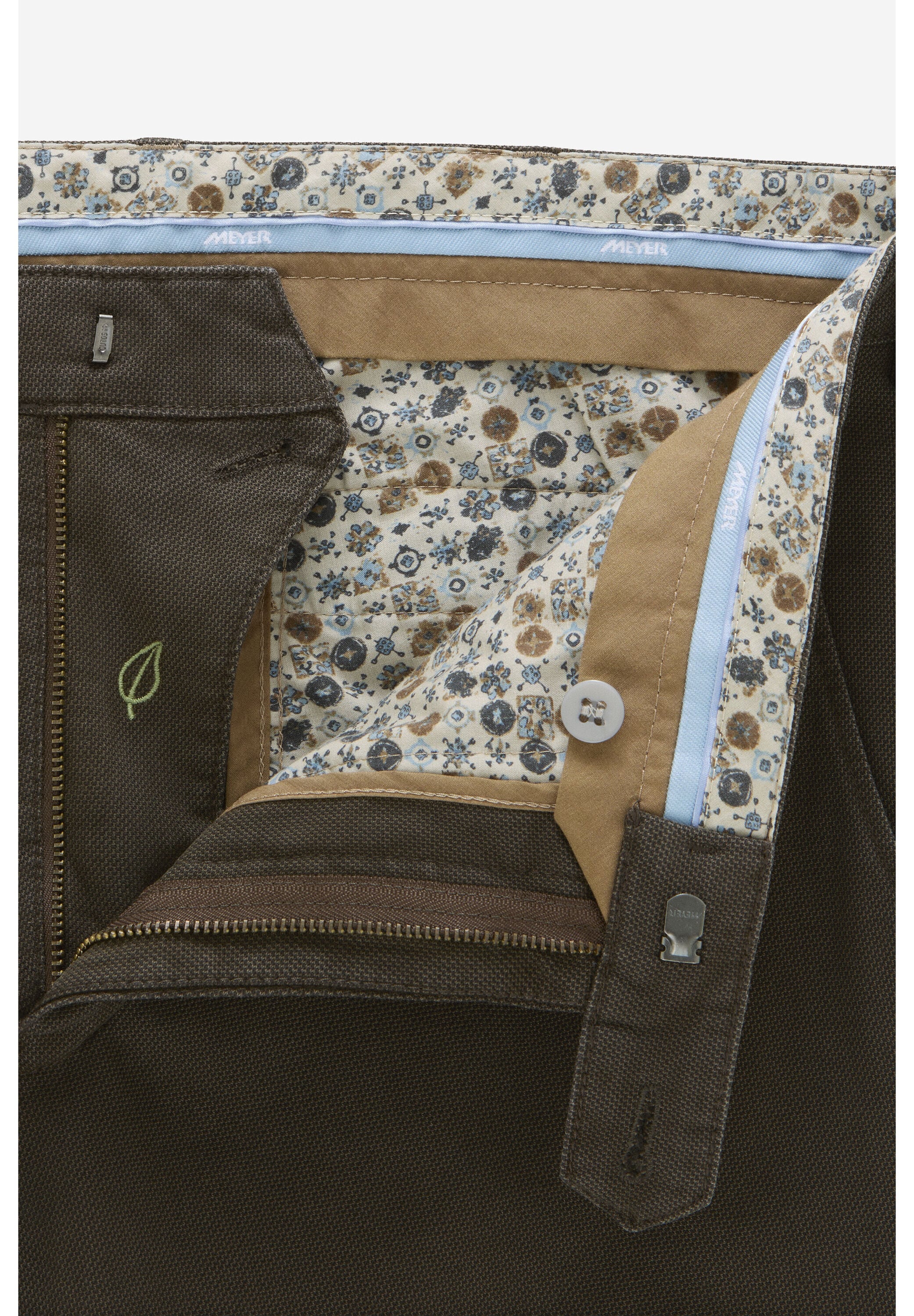 MEYER Chinohose »Roma 2-5628«  raffiniert eingearbeitete Micro Structure