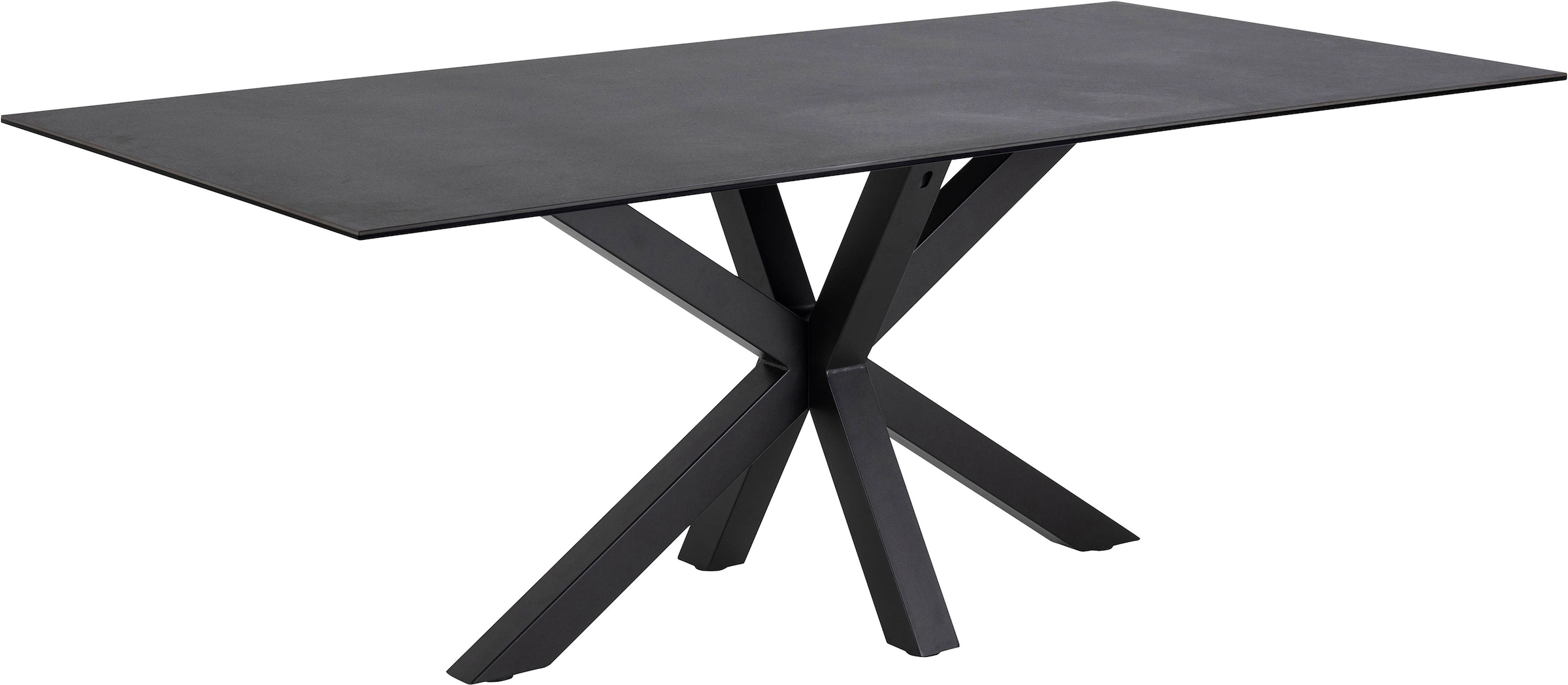 GROUP schwarzen ACTONA »Hanna«, Breite cm bequem Tischplatte, Keramik-Optik kaufen 200 einer Esstisch mit