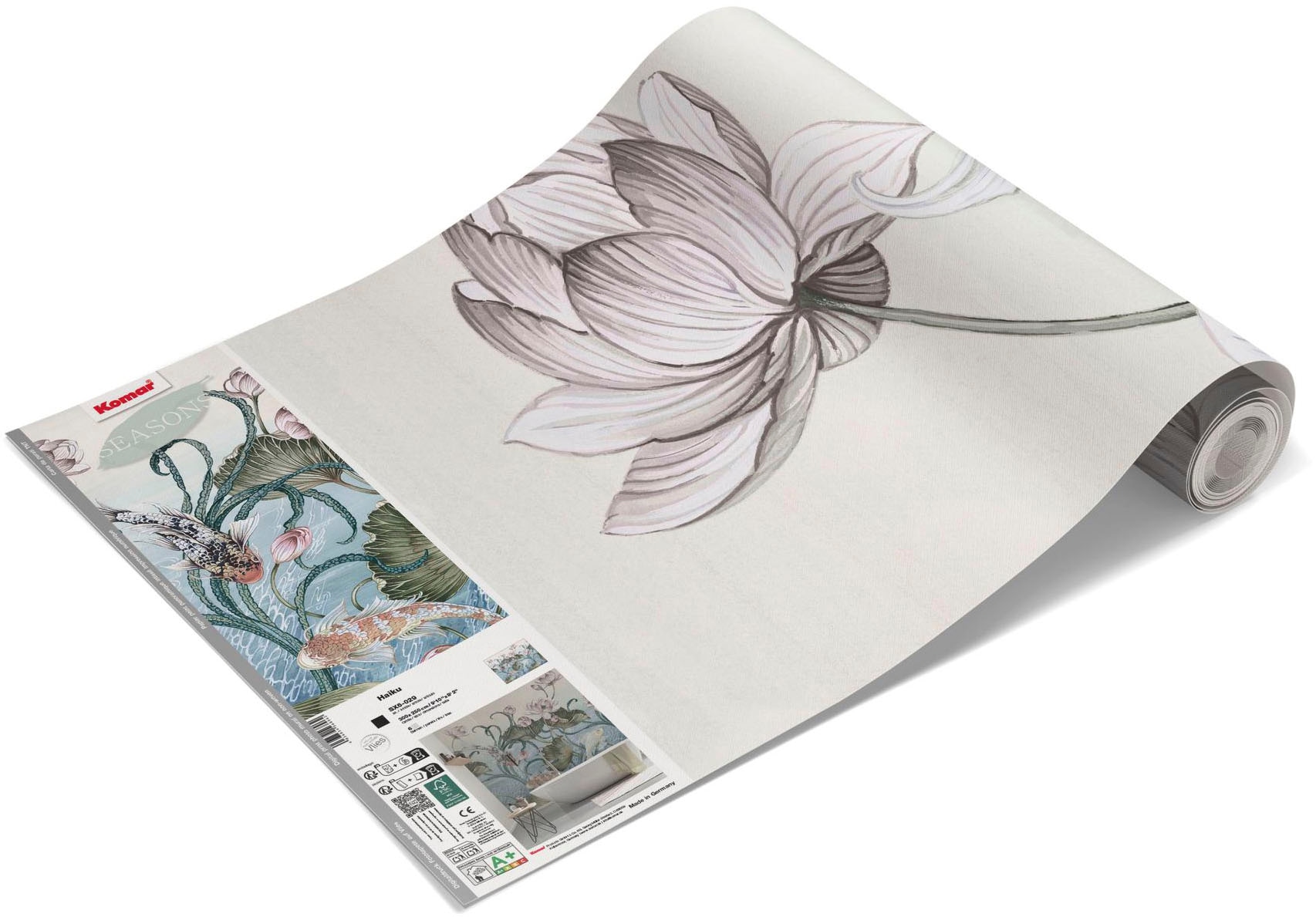 Komar Fototapete »Vlies Fototapete - Haiku - Größe 300 x 250 cm« Motiv | bedruckt glatt