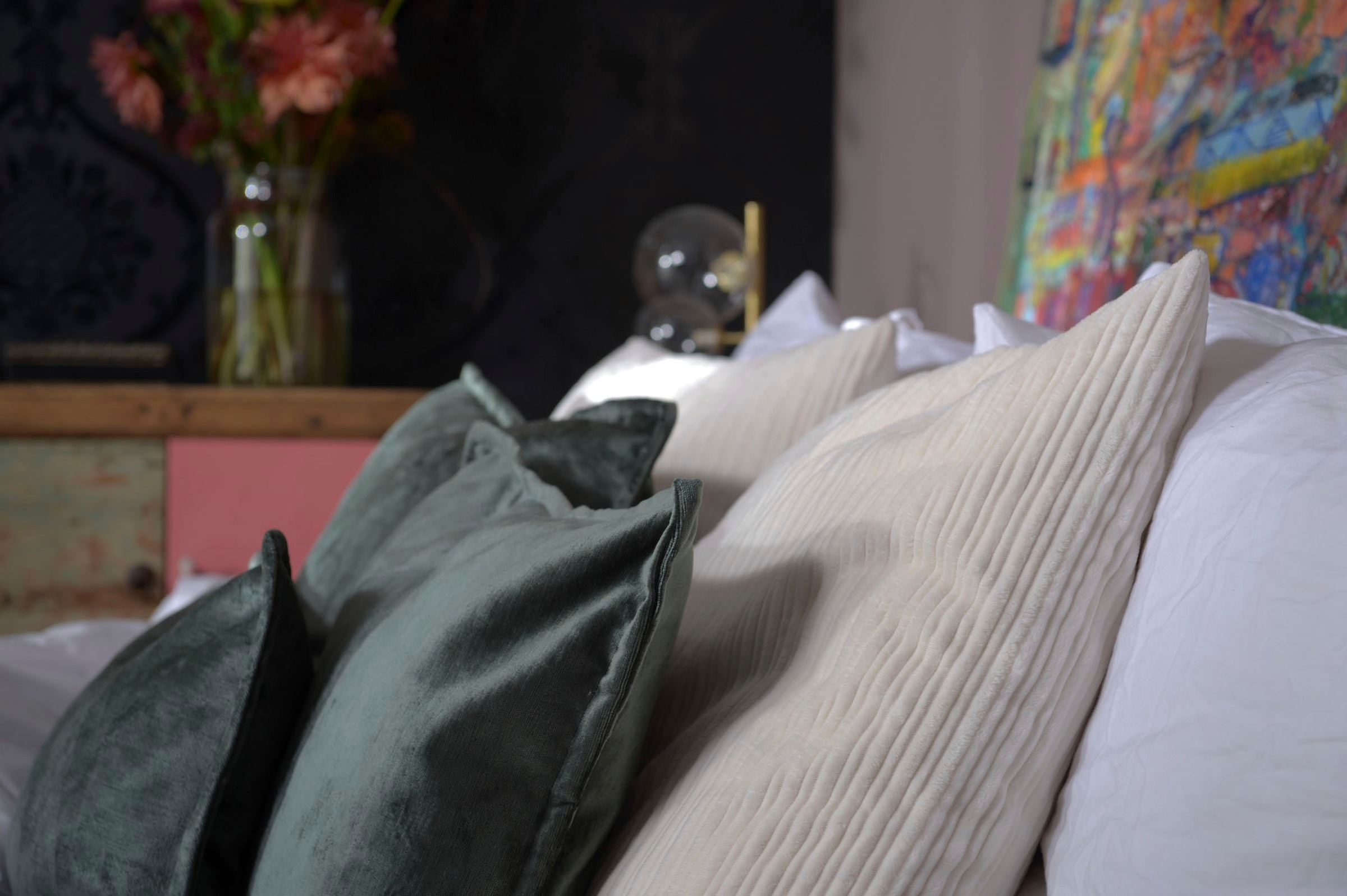 H.O.C.K. Dekokissen »Bonanza« leicht schimmernd, inkl. Füllung, Bezug mit Reißverschluss abnehmbar