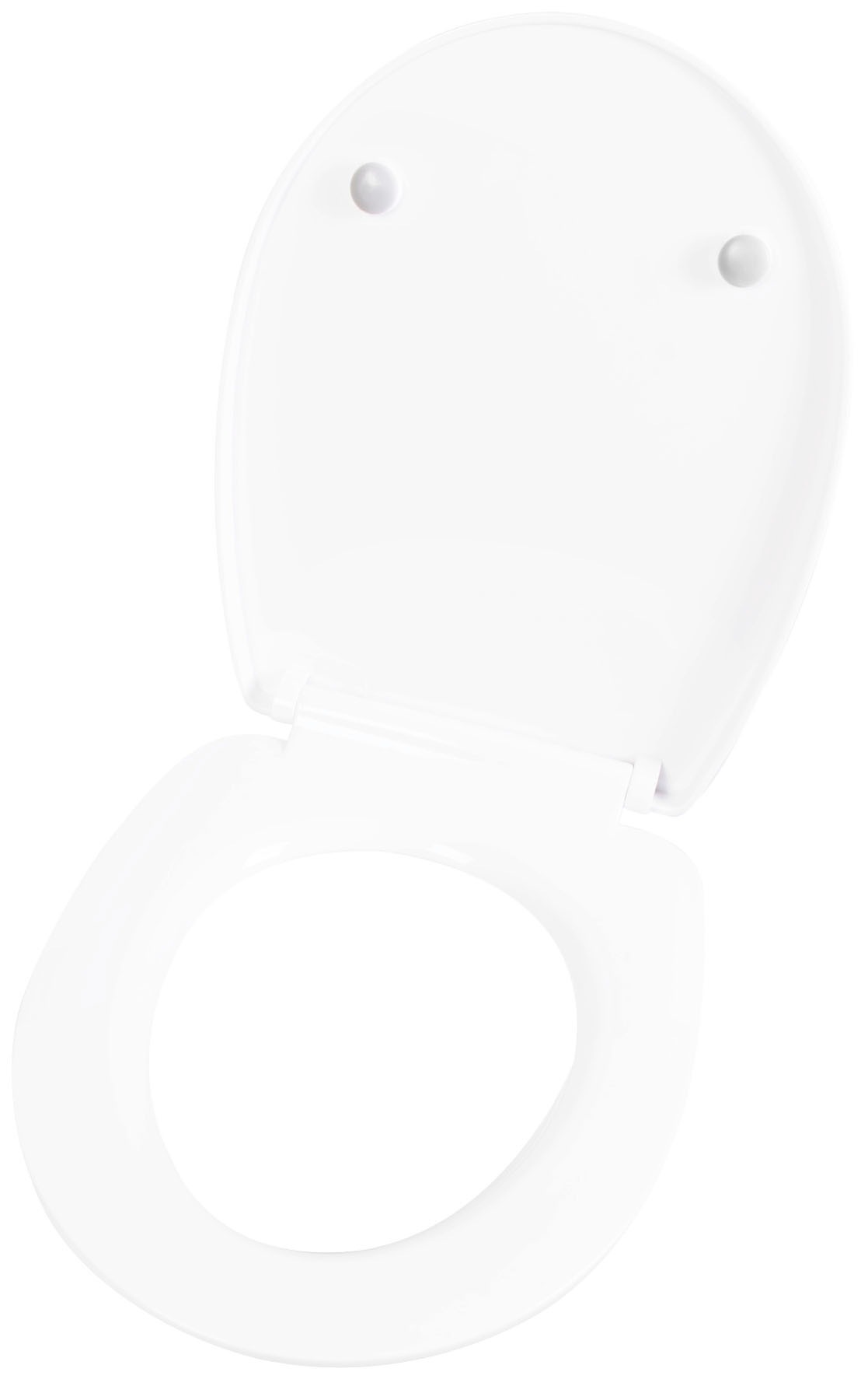 CORNAT WC-Sitz »Außergewöhnliche 3D-Optik - Pflegeleichter Thermoplast - Quick up &«, Clean Funktion - Absenkautomatik - Montage von oben / Toilettensitz