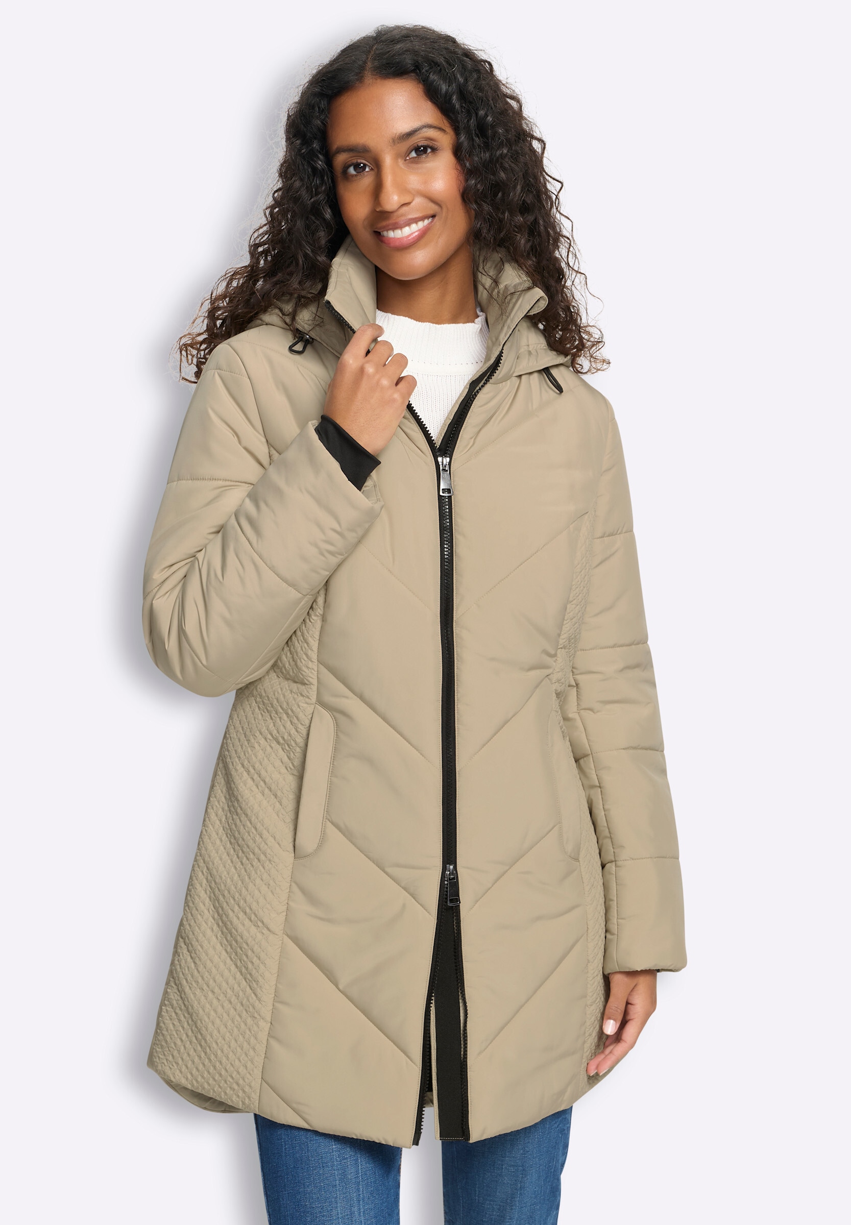 heine Steppjacke »Steppjacke Steppjacke« mit Kapuze