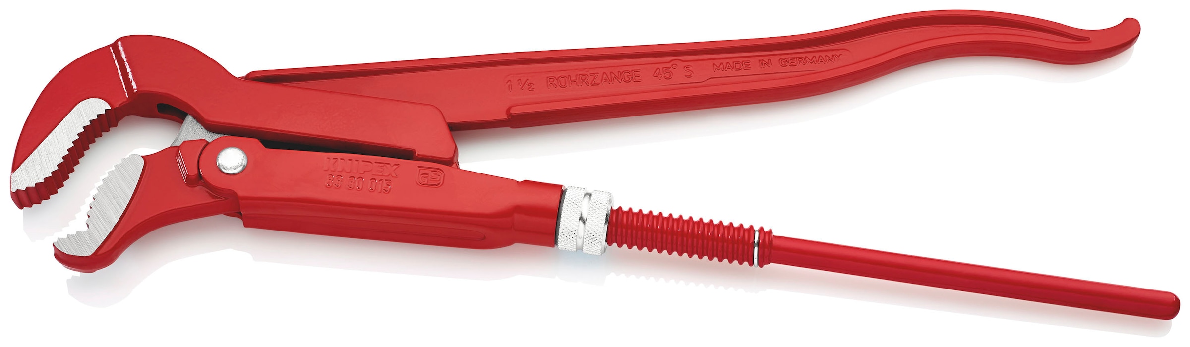 Knipex Rohrzange »83 30 015 S-Maul«, (1 tlg.), rot pulverbeschichtet 420 mm