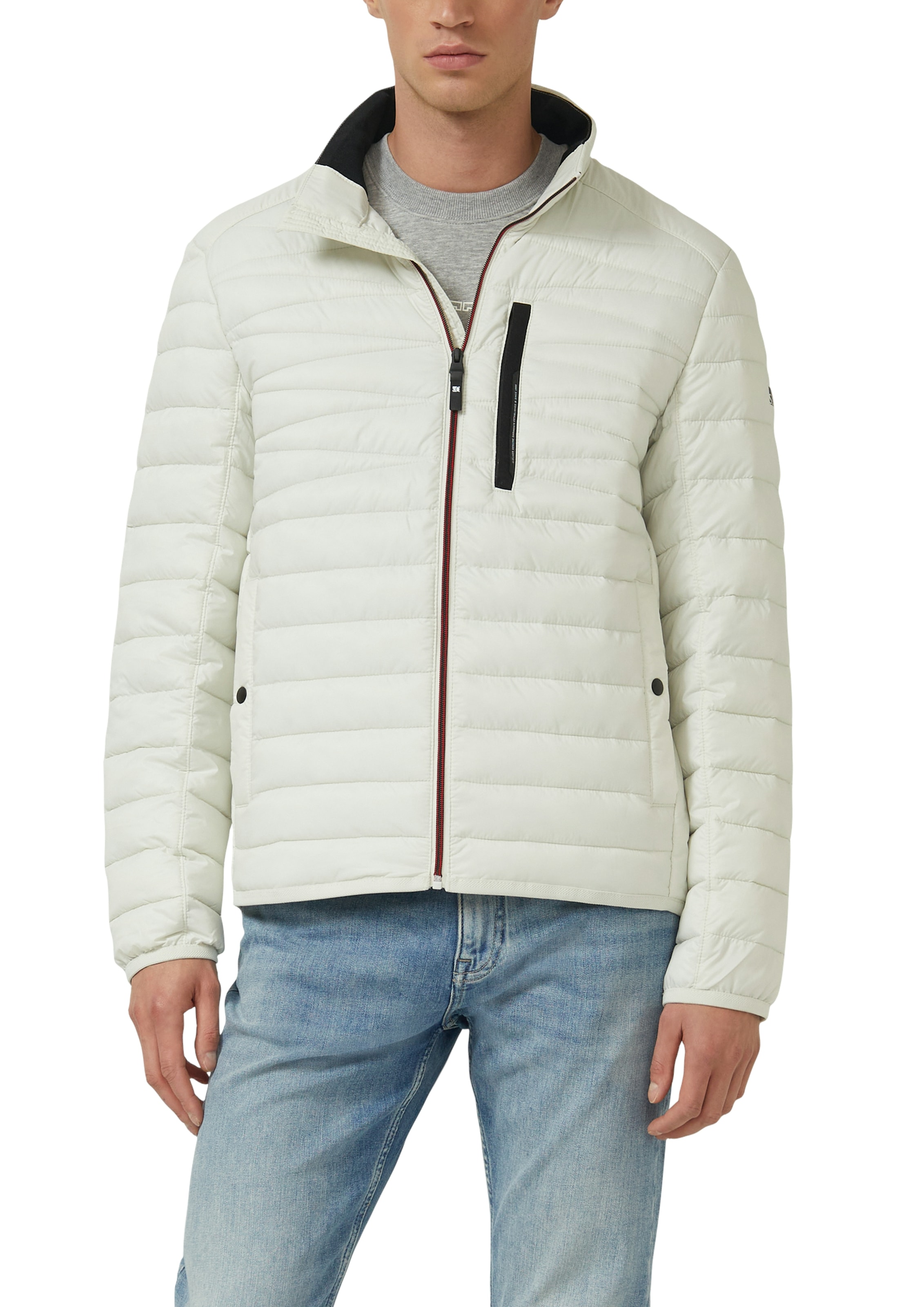 s.Oliver Steppjacke ohne Kapuze mit Stehkragen und Reißverschluss