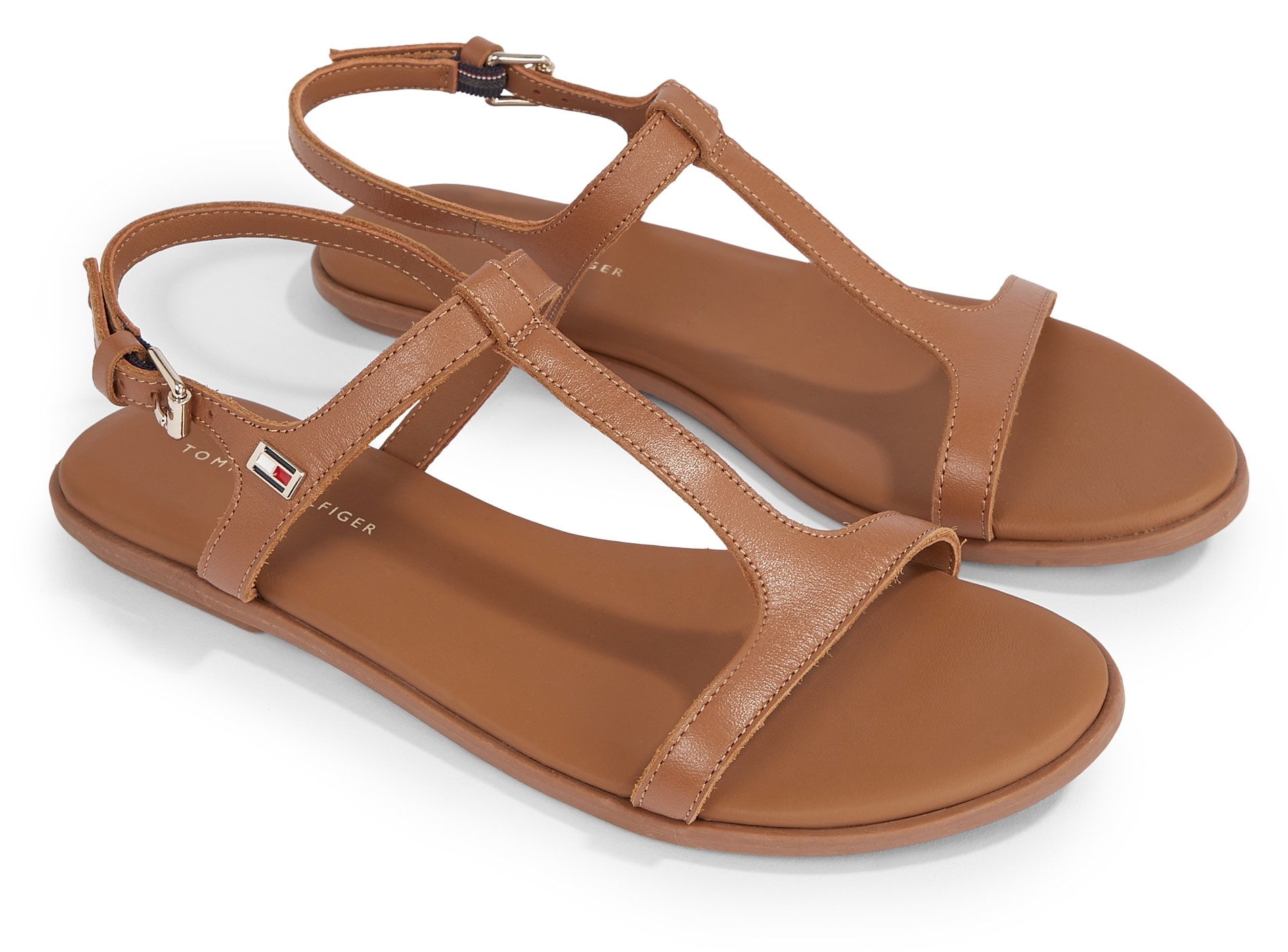 Riemchensandale »TH FLAT SANDAL«, Sommerschuh, Sandalette mit verstellbarem Riemchen