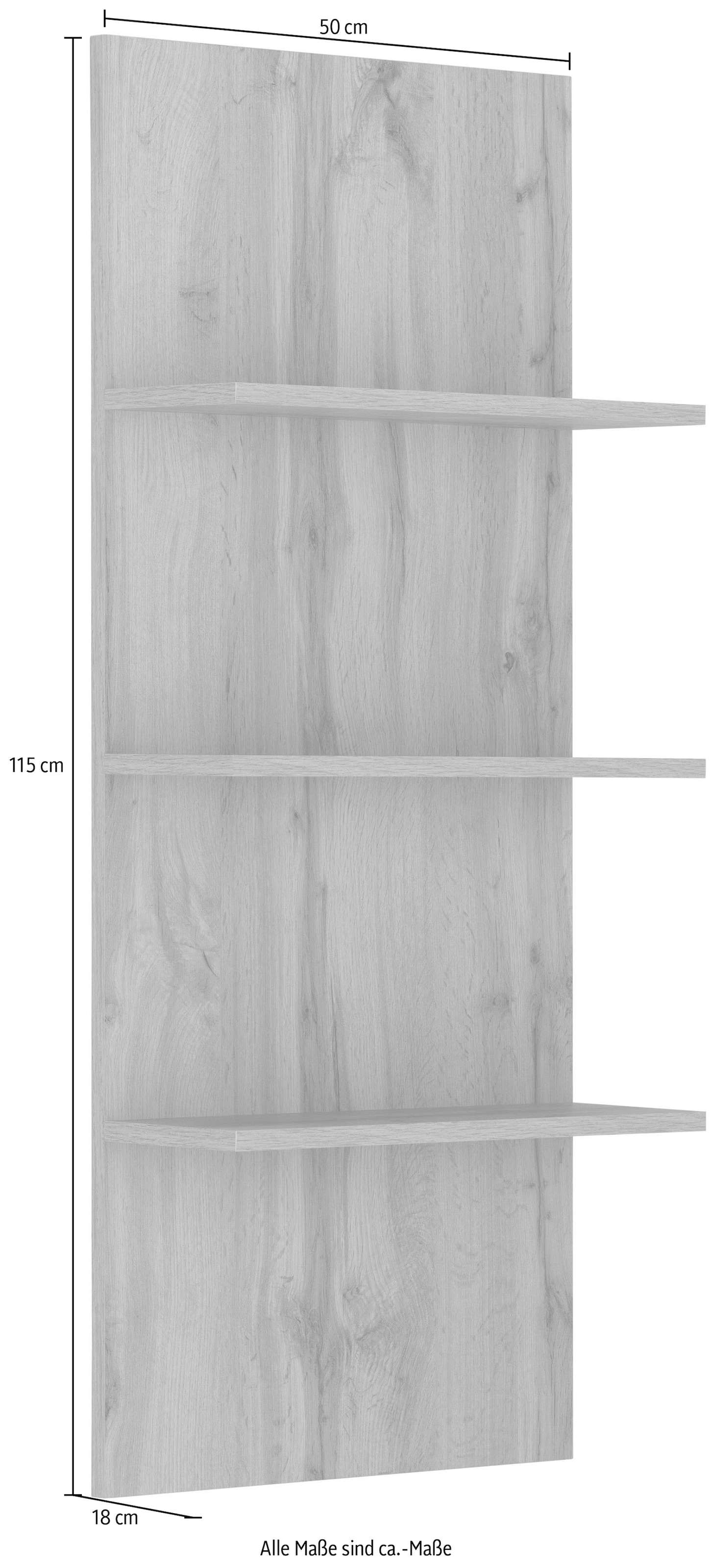 KOCHSTATION Ablageregal »KS-Brindisi« 50 cm breit, viel Ablagefläche