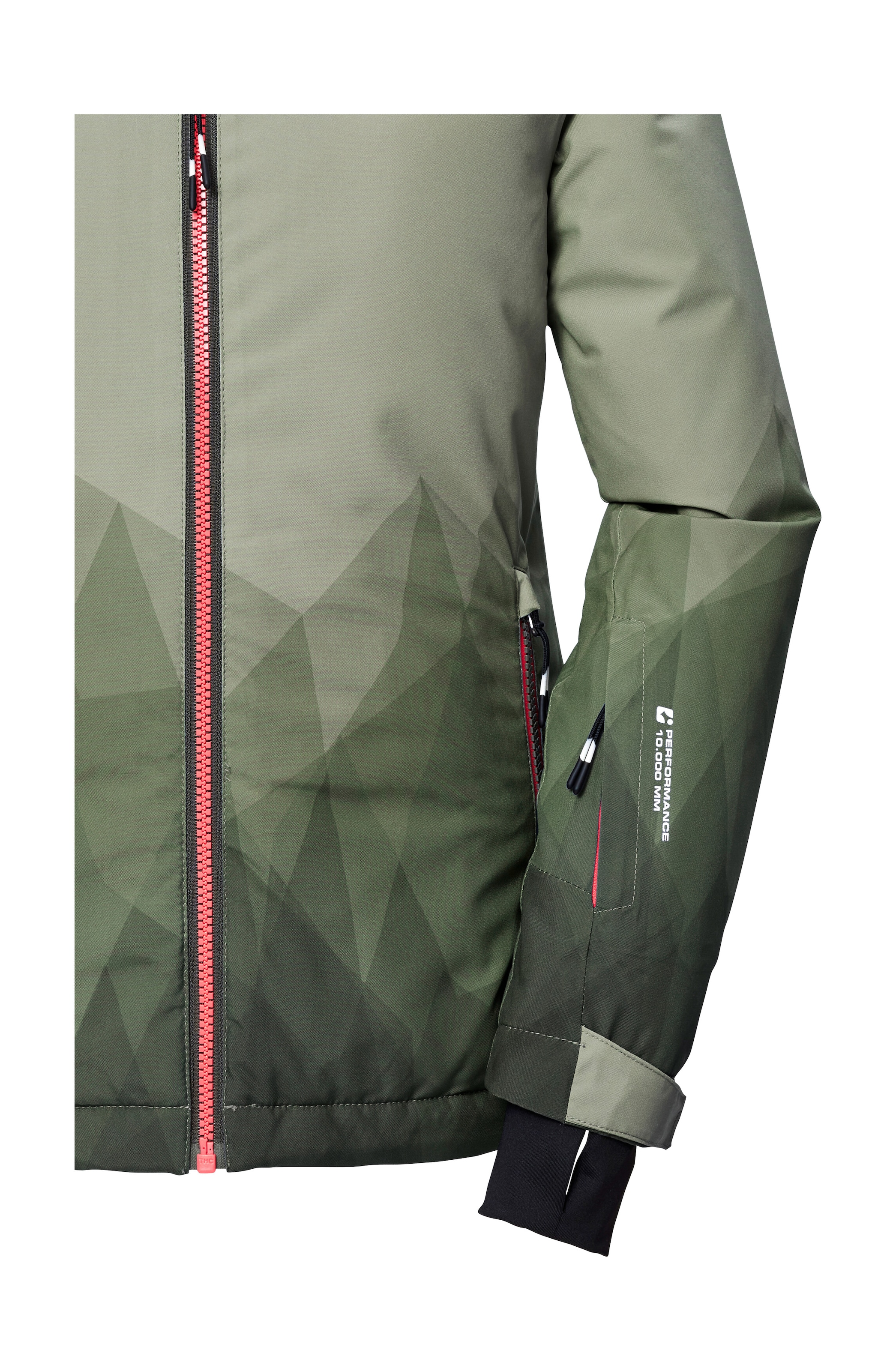 Killtec Skijacke »KSW 328 GRLS SKI JCKT« Wasser- und winddichte Mädchen-Winterjacke mit verstellbarer Kapuze