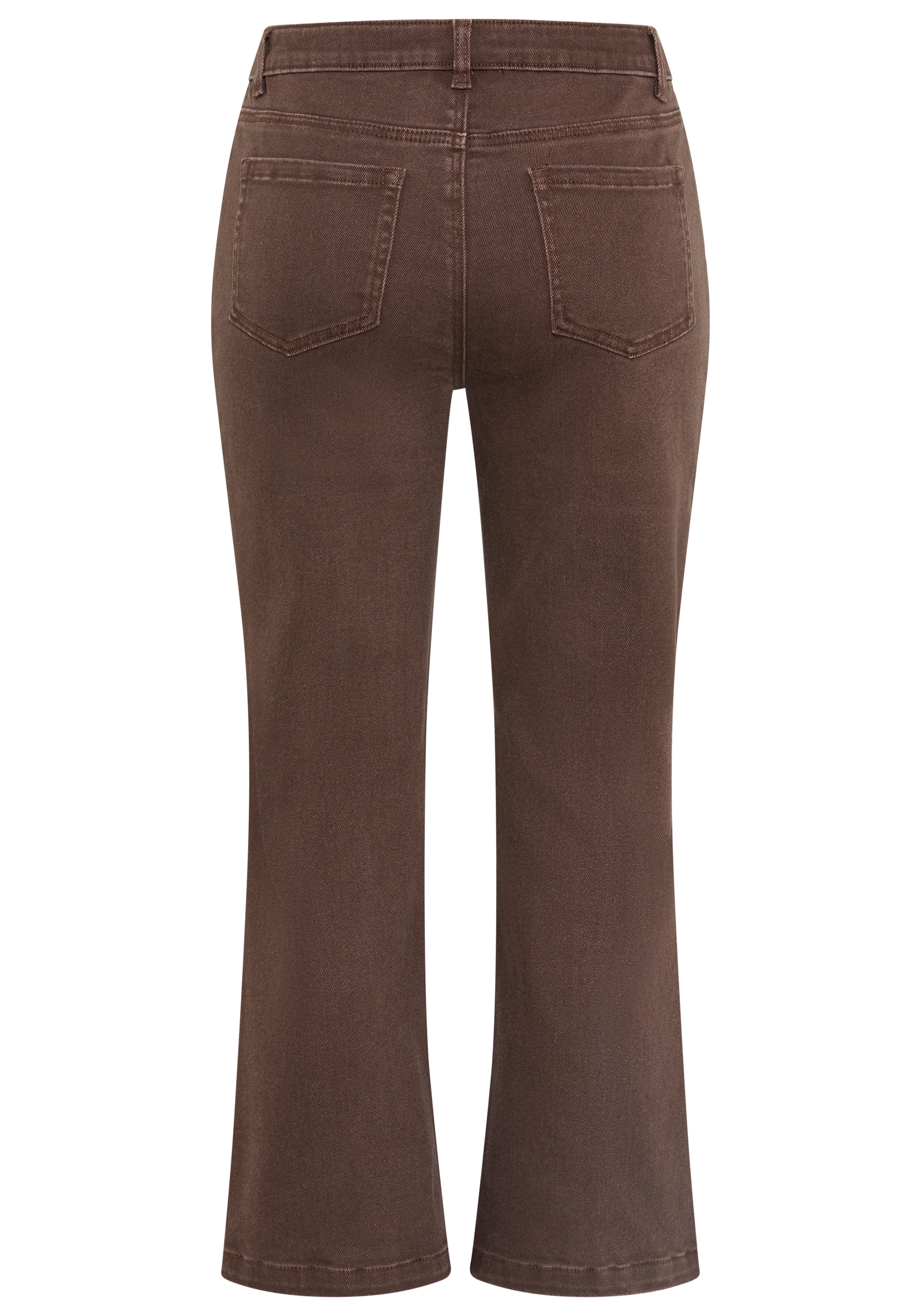 Tamaris Weite Jeans »mit leicht ausgestelltem Bein« mit hoher Leibhöhe im cropped and flared Look