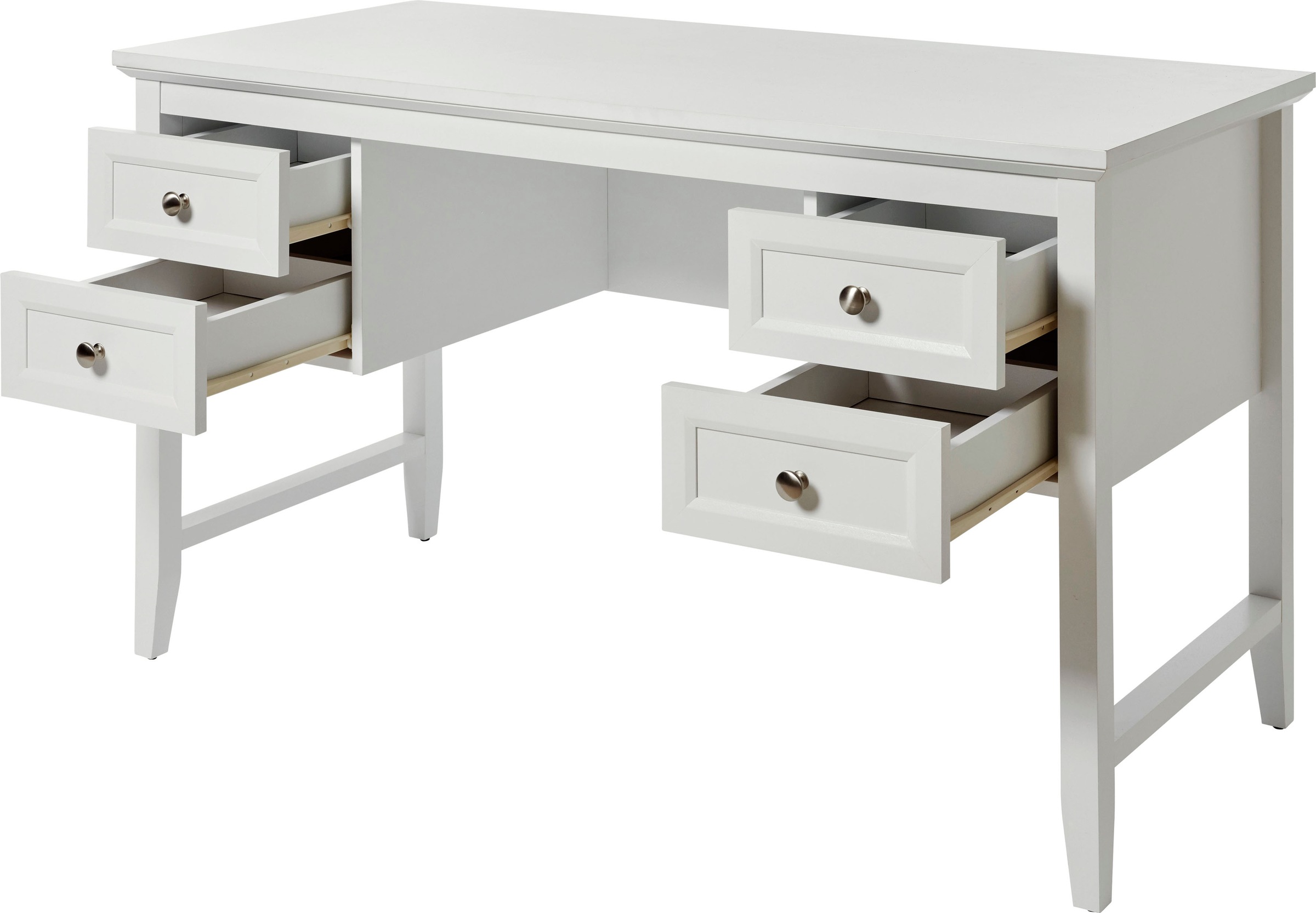 Jahnke Schreibtisch »CLASSIC D 130«, (1 St.), Schreibtisch, 4 Schubladen, Breite 130 cm