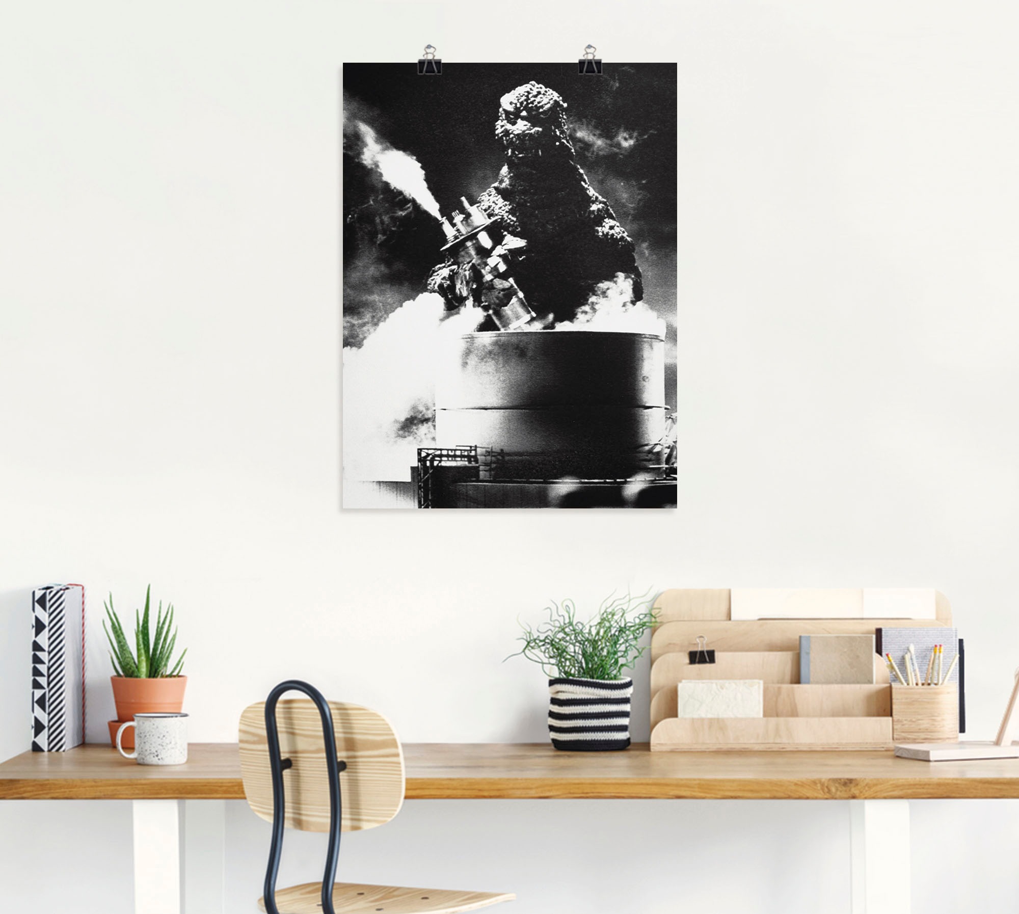 Artland Wandbild »Godzilla III« Film 1 Stk. tlg. als Leinwandbild, Poster in verschied. Größen