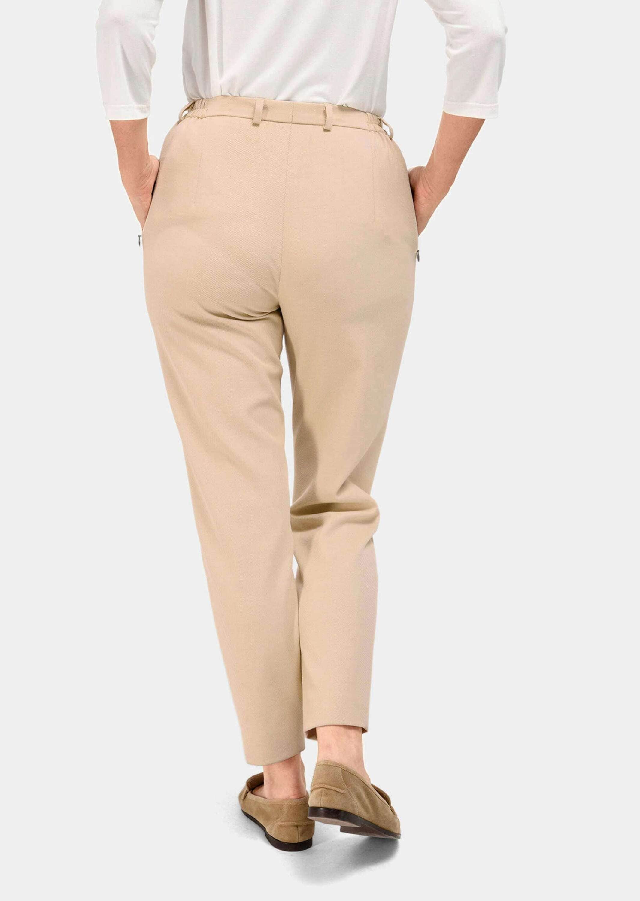 GOLDNER Stoffhose »Hose Anna mit Rippenstruktur Hose Anna mit Rippenstruktur«