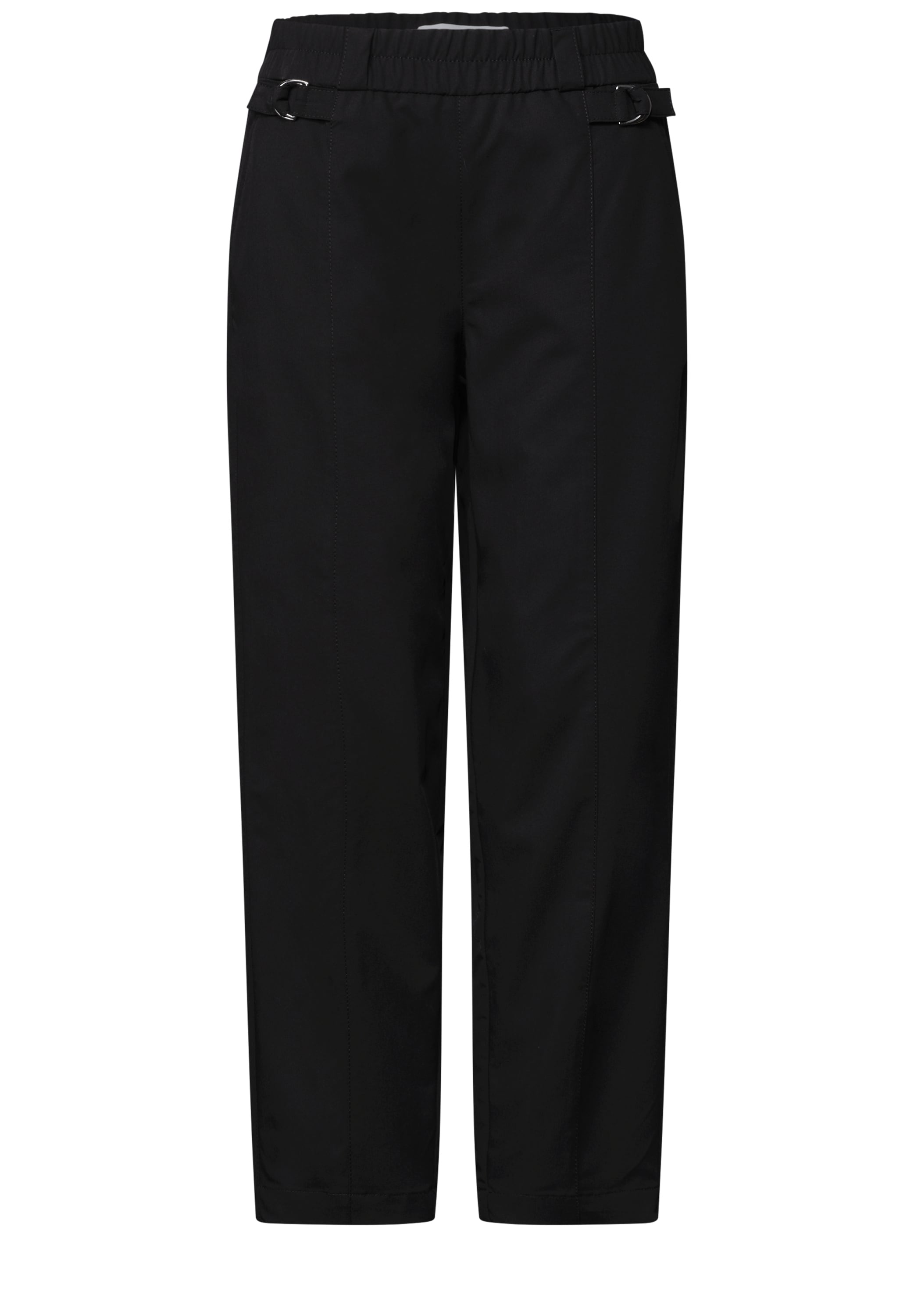 STREET ONE Stoffhose  Barrel Leg Hose mit Schnallendetail