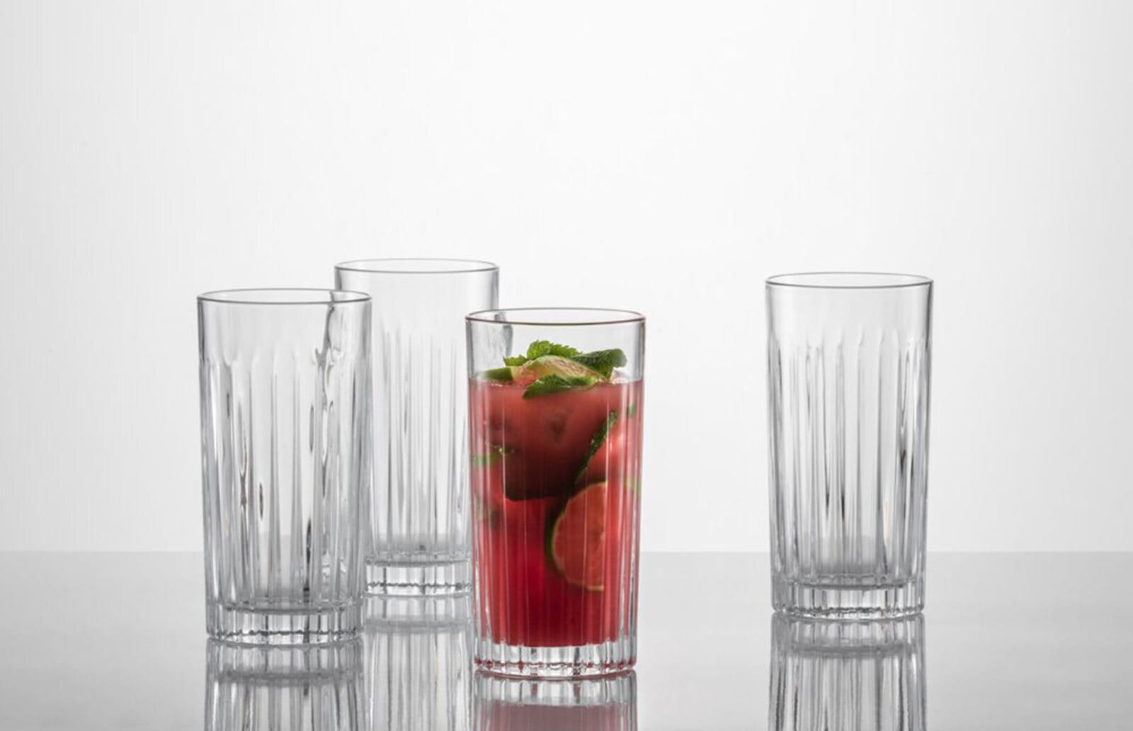 SCHOTT-ZWIESEL Longdrinkglas »Longdrinkgläser Stage 440 ml 4er Set transparent«