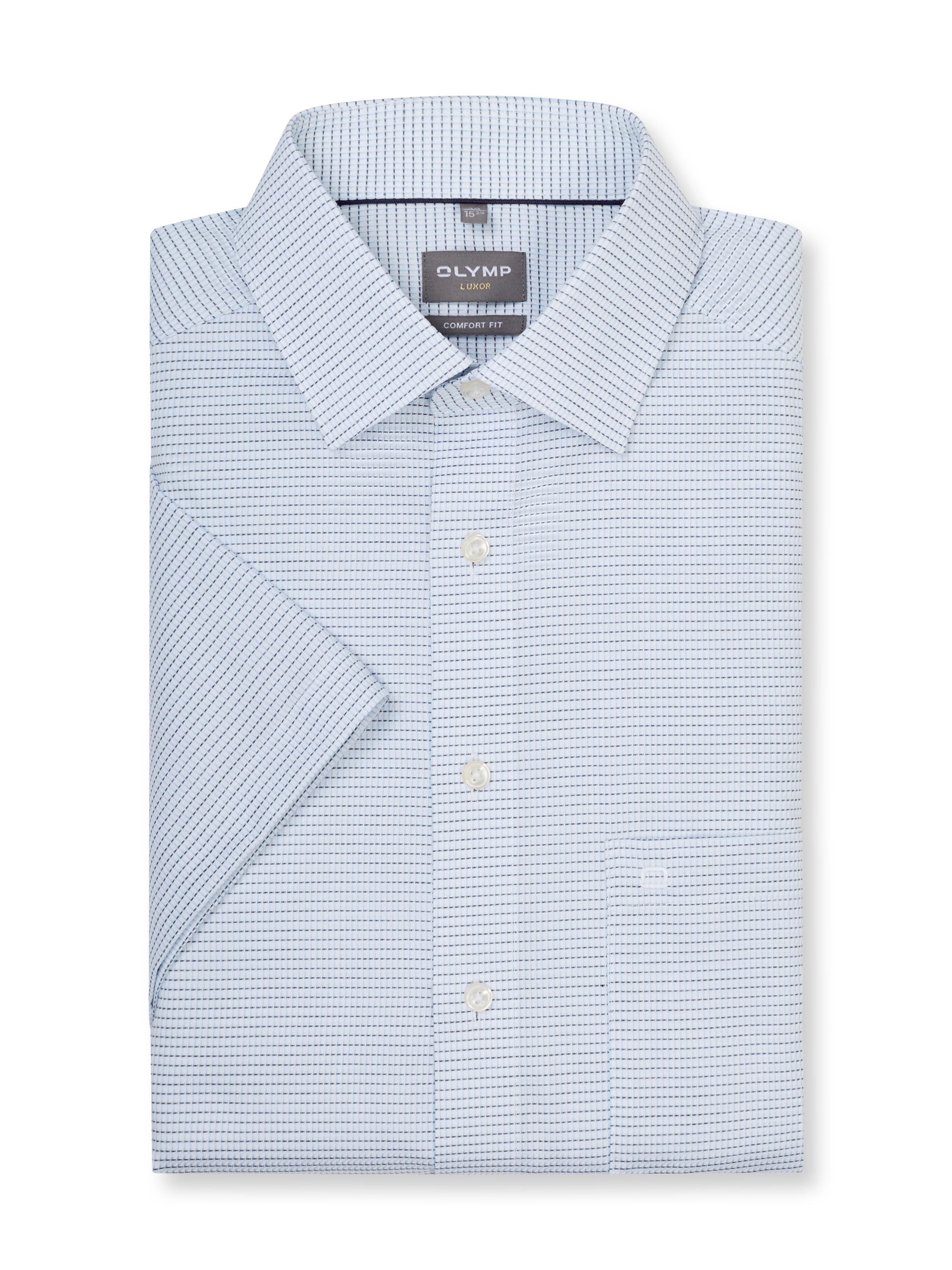 OLYMP Kurzarmhemd »Luxor« Businesshemd, comfort fit, New-Kentkragen
