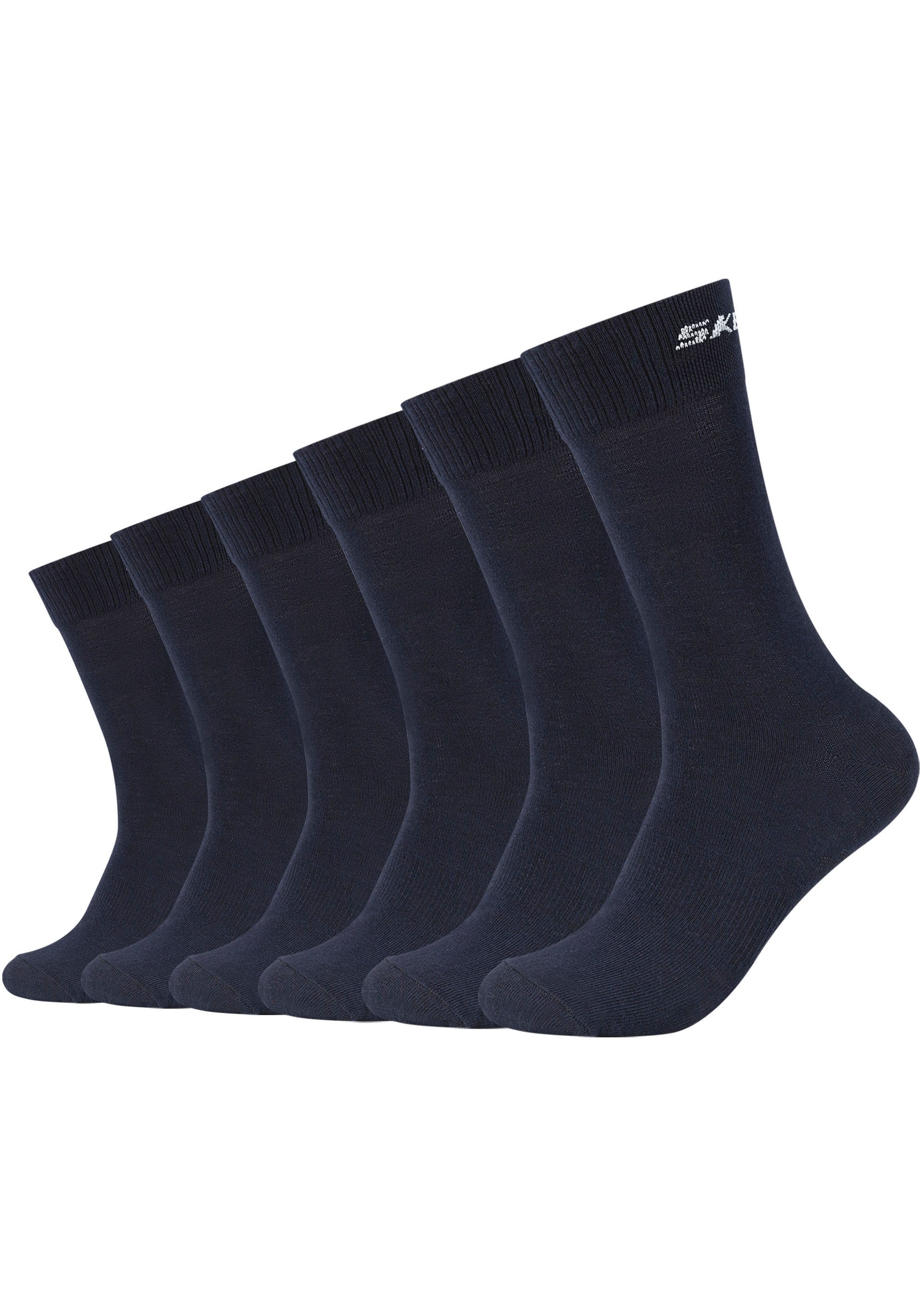 Skechers Socken »mesh ventilation«, (6 Paar), mit verstärktem Fersen- und Zehenbereich, druckfreier Bund
