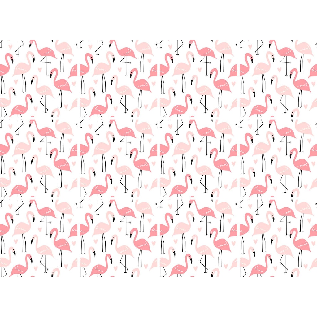 queence Fliesenaufkleber »Flamingos«