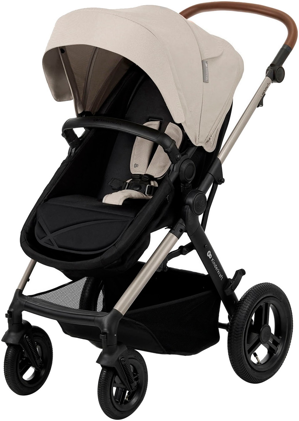 Kinderkraft Kombi-Kinderwagen »MOOV 2 4in1 AIR« 27 kg mit Luftreifen